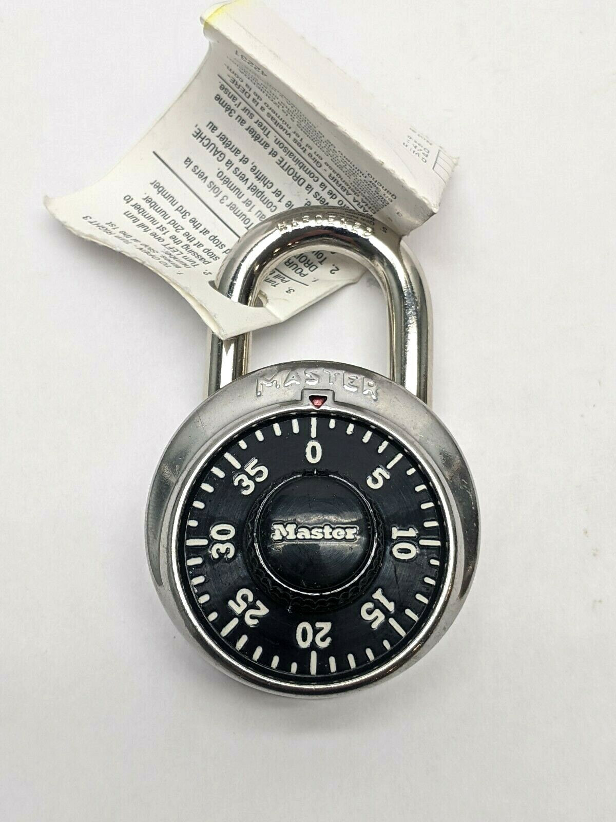 Master Lock 1502 Combination Padlock Black - Maverick Industrial Sales