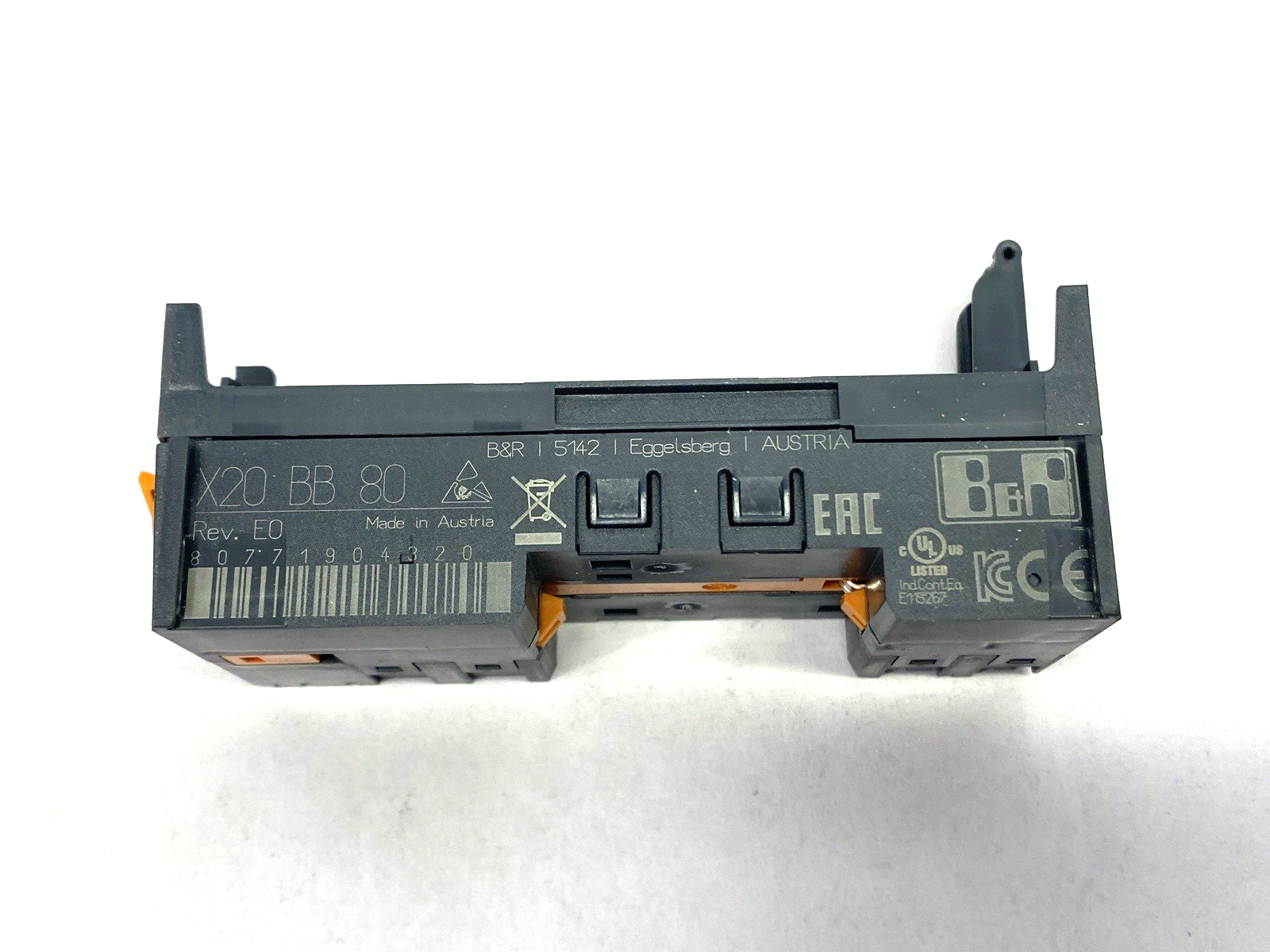 X20BB80 | B&R Automation Rev. E0 Bus Terminal Base Module BC/HUB - New – Open box - Maverick Industrial Sales