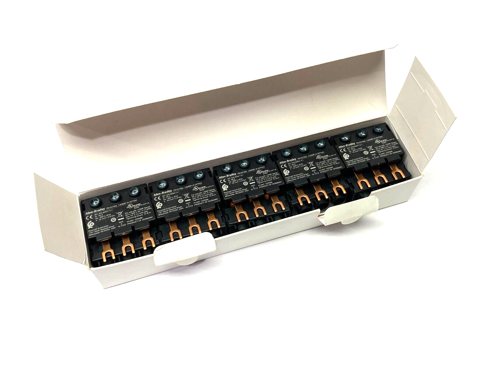 Allen Bradley 140MP-A-WTNH Ser. A Busbar Feeder Terminal BOX OF 10 - Maverick Industrial Sales