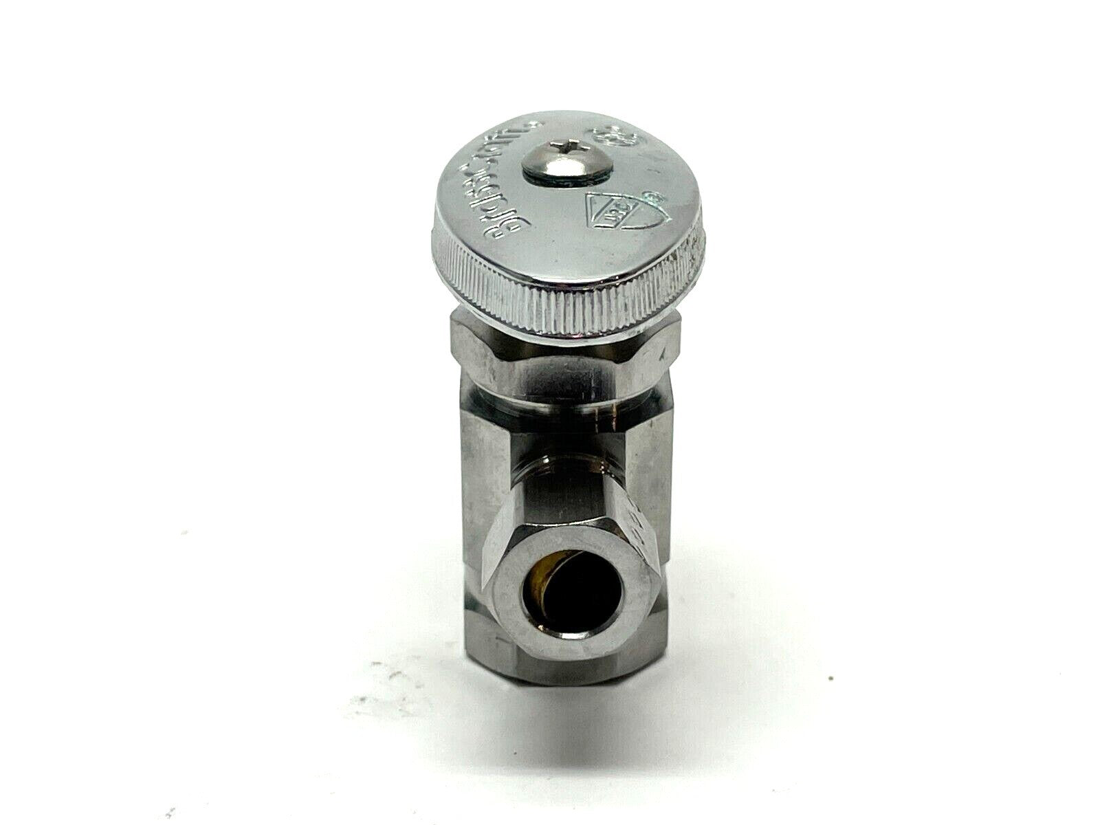 BrassCraft 0R17 C1 Angle Valve 1/2" Inlet 3/8" Outlet - Maverick Industrial Sales