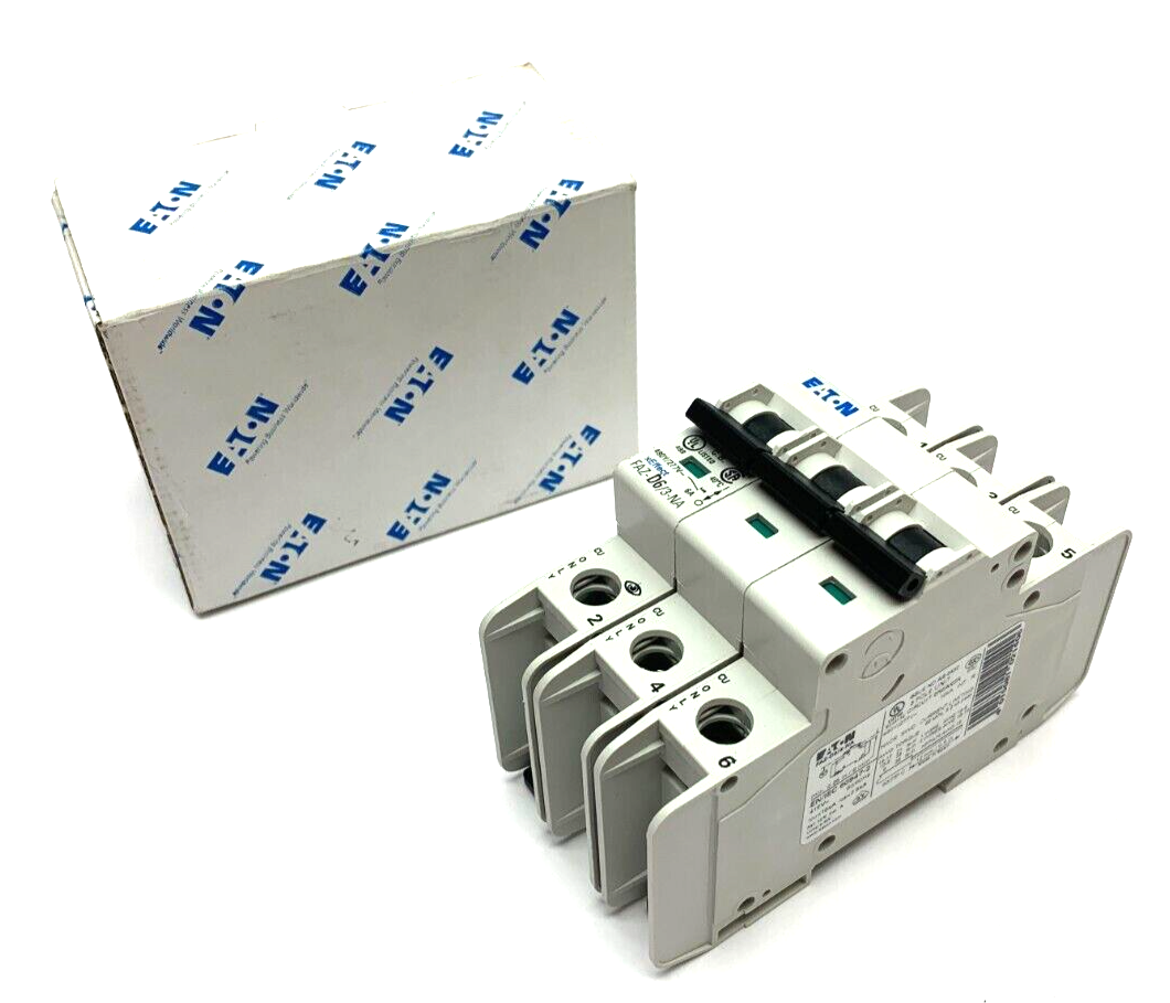 Eaton FAZ-D6/3-NA 3 Pole Circuit Breaker - Maverick Industrial Sales