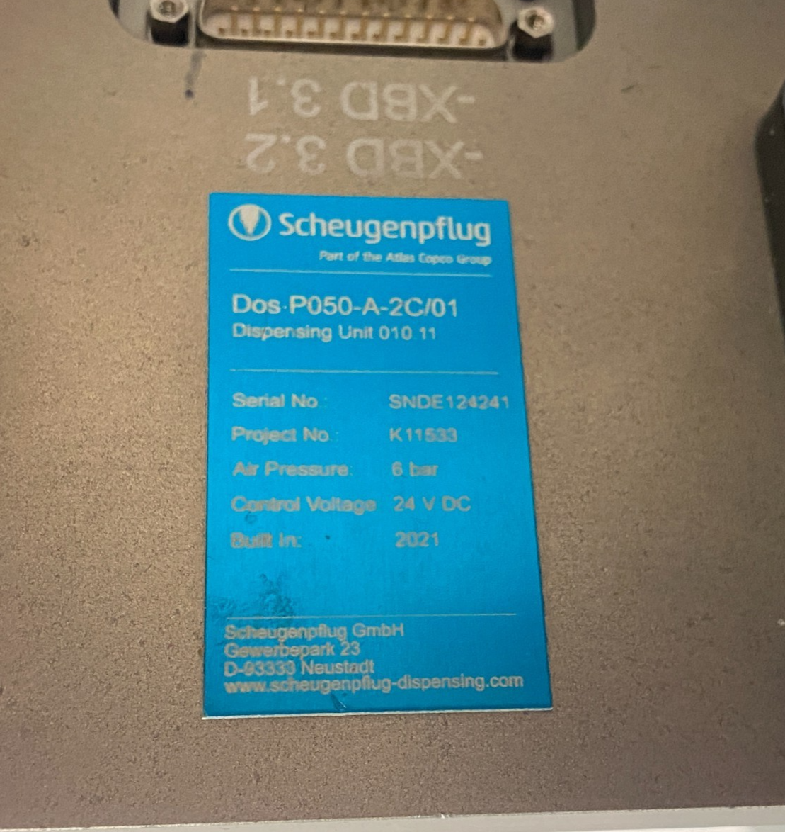 Atlas Copco 2HUB00478 Lifting Unit Tandem Dispenser, Scheugenpflug P050-A-2C/01 - Maverick Industrial Sales