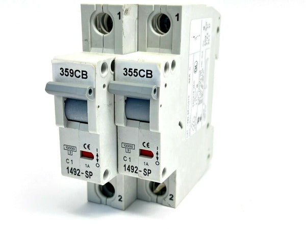 Allen Bradley 1492-SP1C010 Ser C Single Pole Circuit Breaker 240/415VAC LOT OF 2 - Maverick Industrial Sales