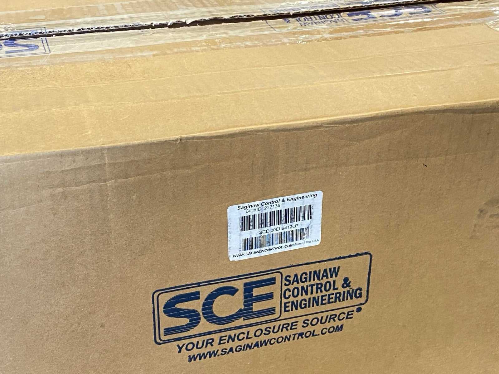 SCE-30EL2412LP | Saginaw Control & Engineering Wall Mount Enclosure 30"x24"x12" - New – Open box - Maverick Industrial Sales