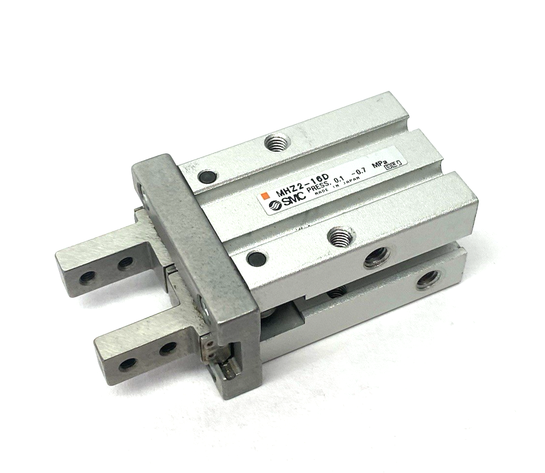 SMC MHZ2-16D 2-Finger Parallel Gripper, Double Acting, 16mm Bore - Maverick Industrial Sales