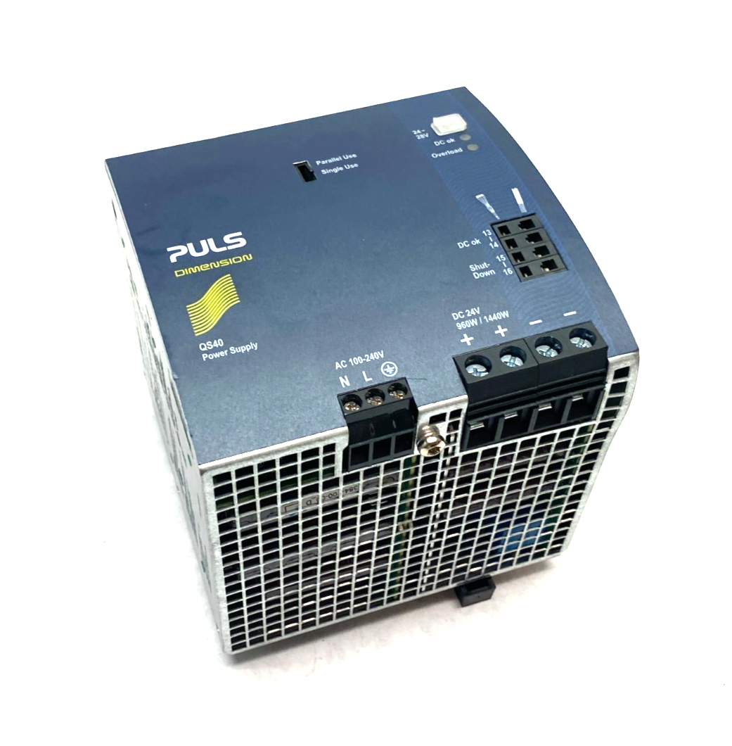 Puls QS40.241 Dimension Power Supply 1-Phase 24V 40A 960W - Used - Maverick Industrial Sales