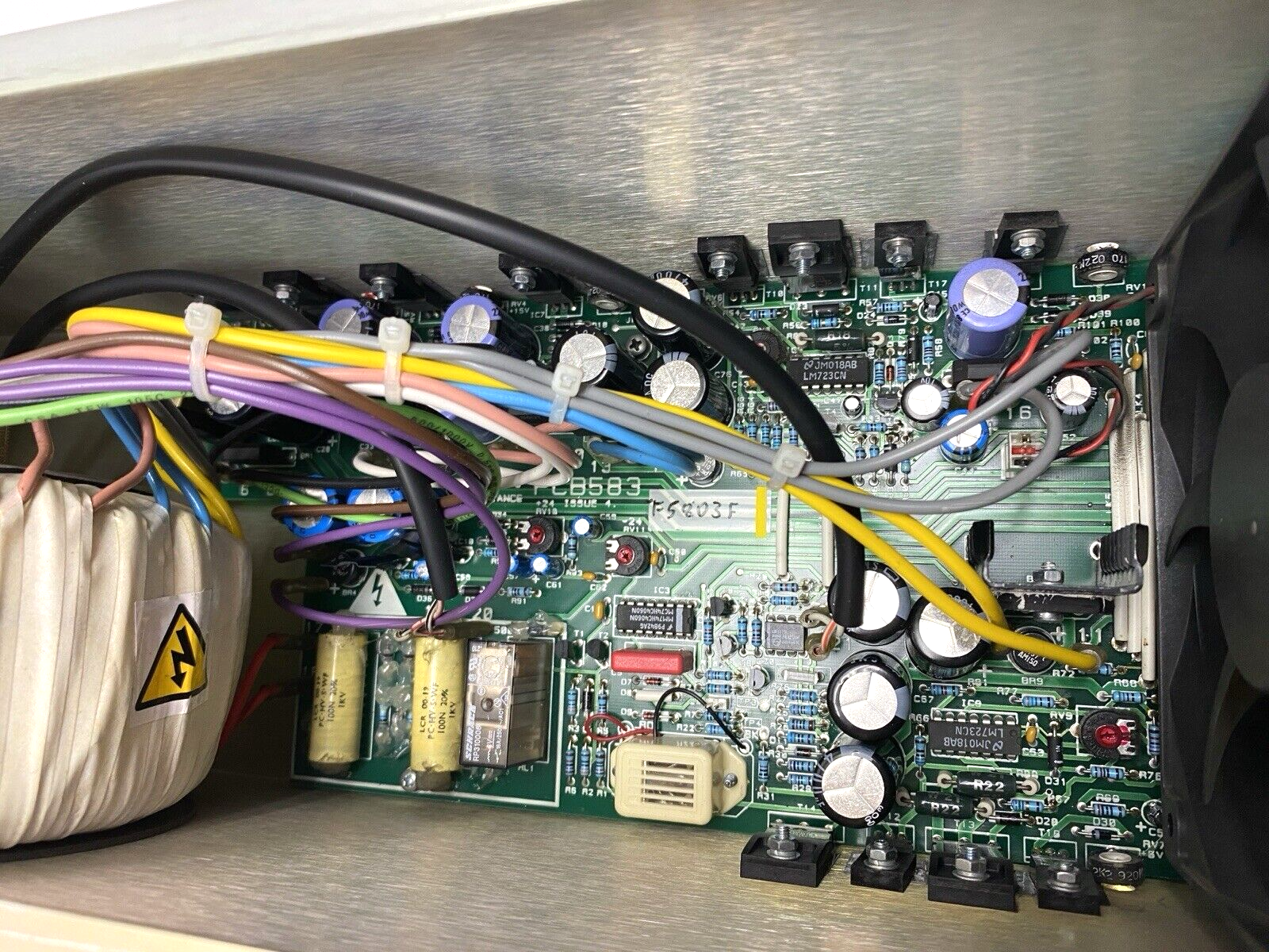 Oxford 1420-069 Power Supply Assembly X3028 Rev 7 Kingshill CZ386 -Missing Cover - Maverick Industrial Sales