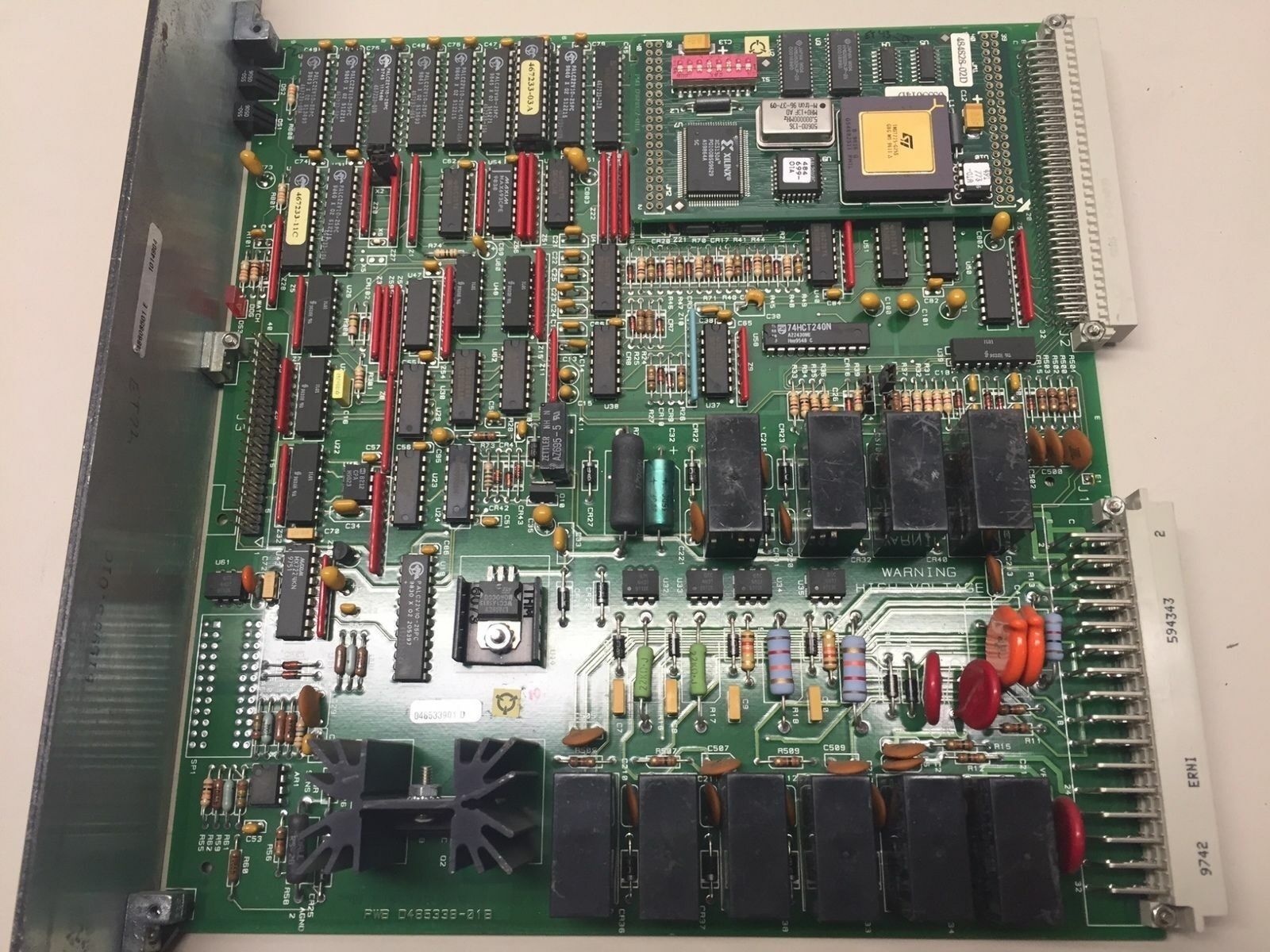 MTS PWB D485338-01B Digital Controller Hydraulic I/O Module 490.60 - Maverick Industrial Sales