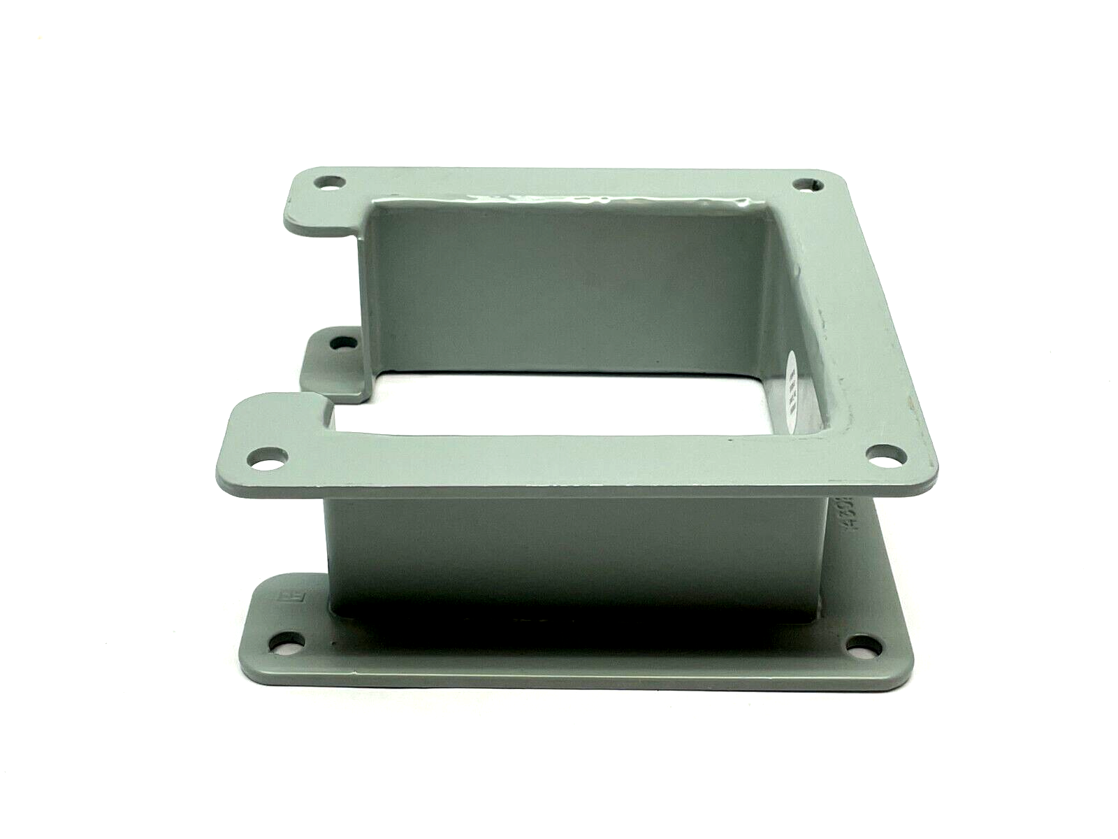 F44LN2 | Hoffman Nipple Lay-in Hinged-Cover 4 x4 x 2 Gray LOT OF 2 - Used - Maverick Industrial Sales