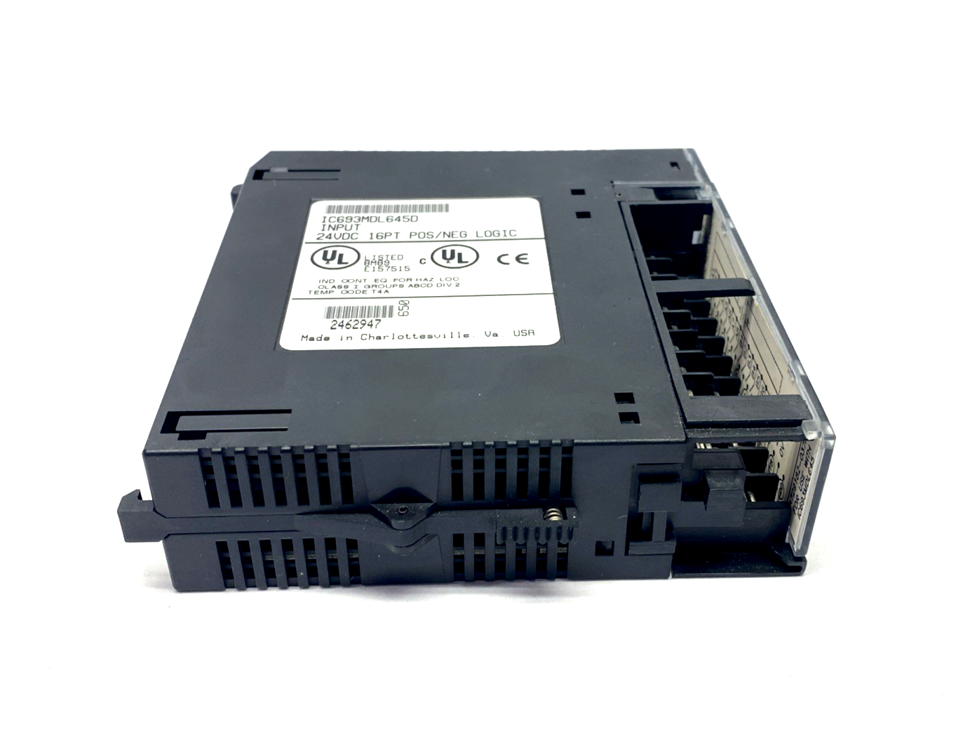 IC693MDL645D | GE Fanuc Input Module, 24VDC 16PT POS/NEG Logic Module - Used - Maverick Industrial Sales