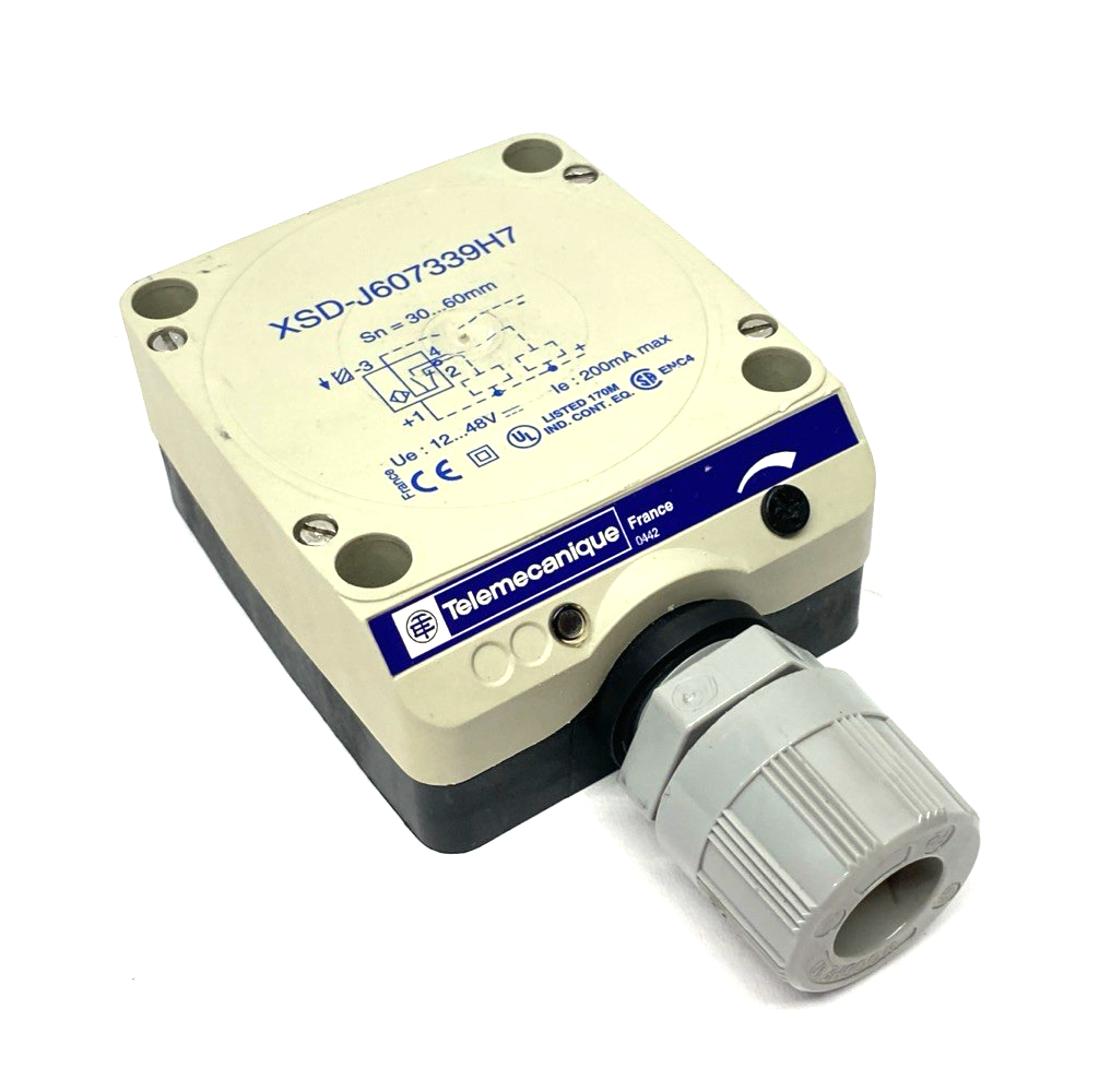 Telemecanique XSD-J607339H7 Inductive Proximity Sensor 60mm Sn 80x80x4