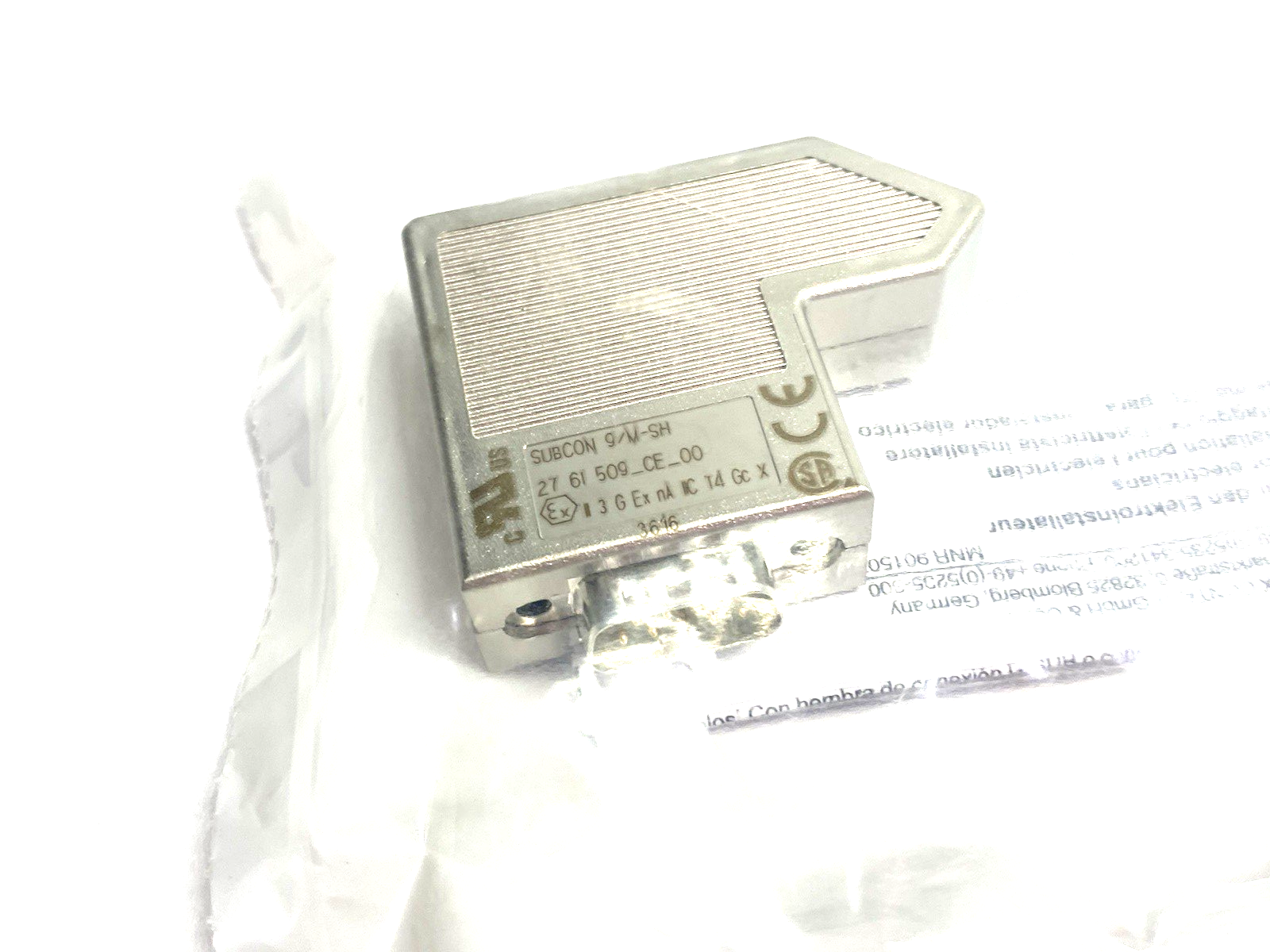 Phoenix Contact SUBCON 9/M-SH 9-Position D-SUB Bus Connector 2761509 - Maverick Industrial Sales