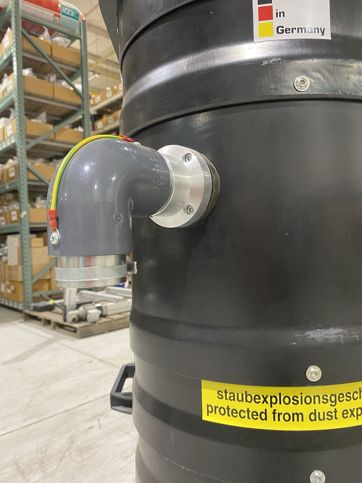 DS 1221-LS M | Ruwac Continuous Duty Industrial HEPA Vacuum 3HP 180CFM, Quiet Op. - Used - Maverick Industrial Sales