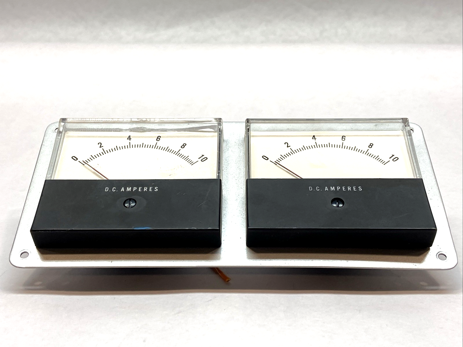 MS2 | Jewell Instruments DC Ammeter Panel Meter 0–10A LOT OF 2 - Used - Maverick Industrial Sales