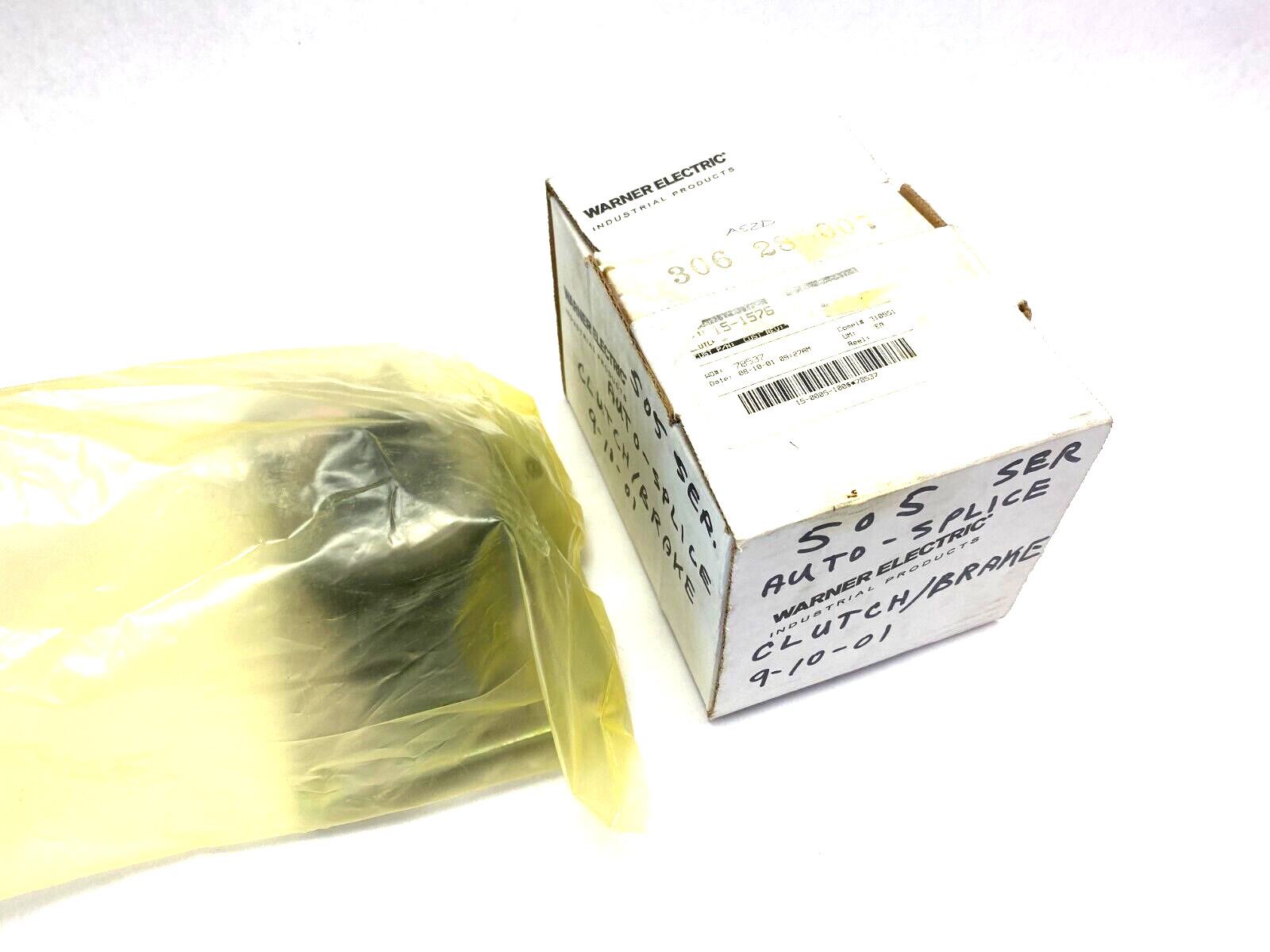 Warner Electric 306-28-007 Solenoid Operated Clutch Brake Wrap Spring Hub Input - Maverick Industrial Sales