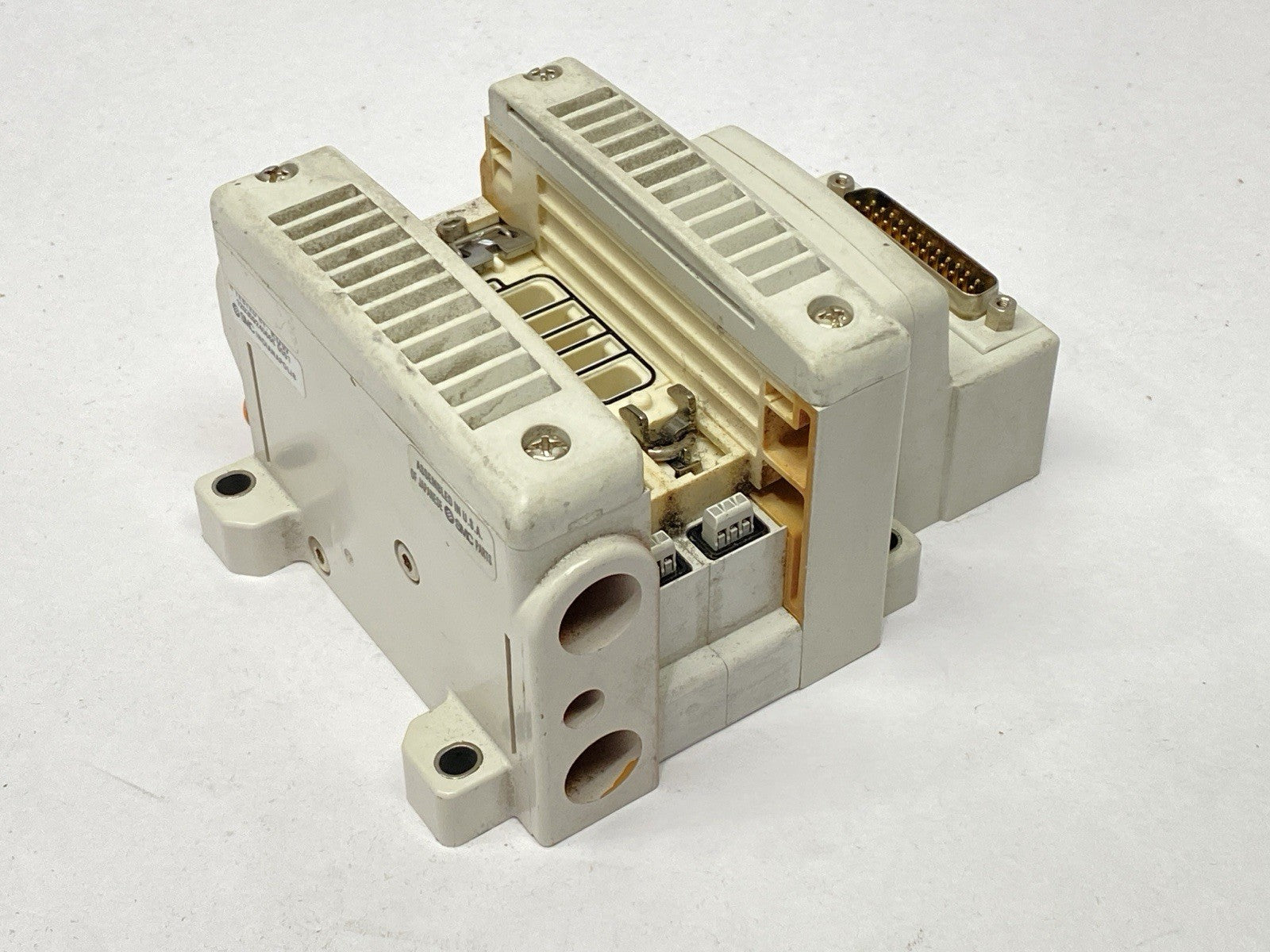 SMC VV5QC21-02N7FD0-S Pneumatic Manifold Base 2-Station D-Sub - Maverick Industrial Sales