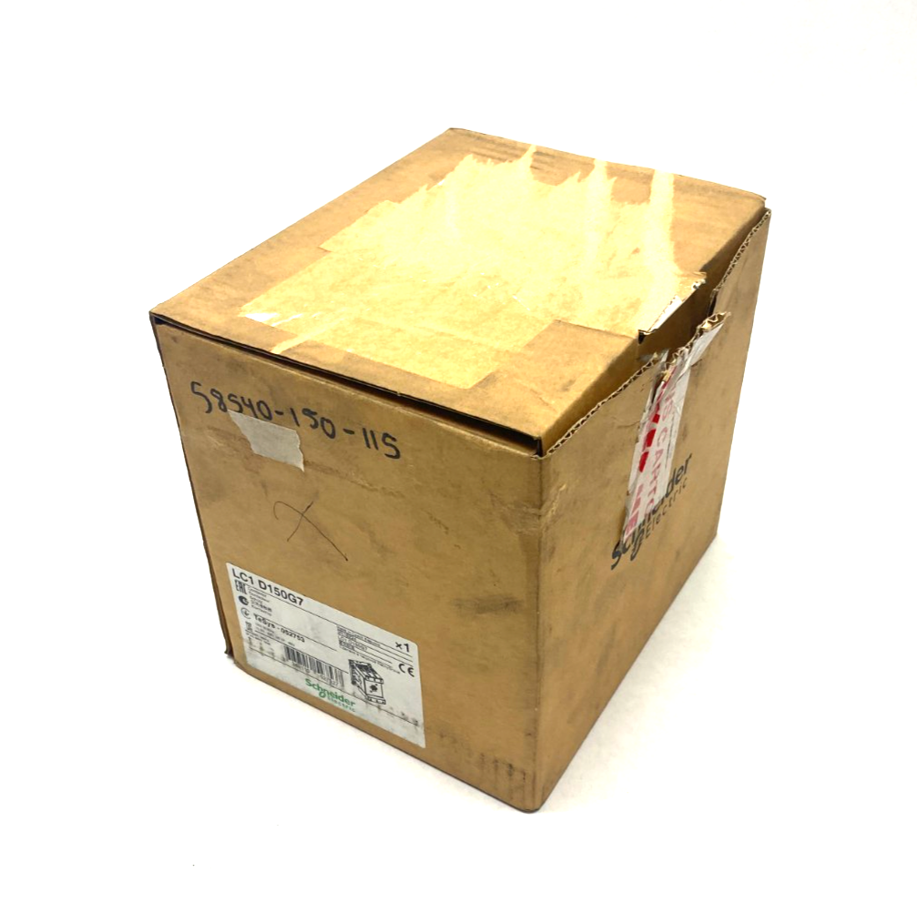 Schneider Electric LC1 D150G7 TeSys Deca Nonreversing IEC Contactor 3-Phase - Maverick Industrial Sales