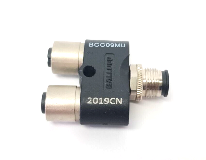 Balluff BCC09MU Tee Connector M12 5-Pin A-Coded BCC M415-M415-M415-U0016-000 - Maverick Industrial Sales