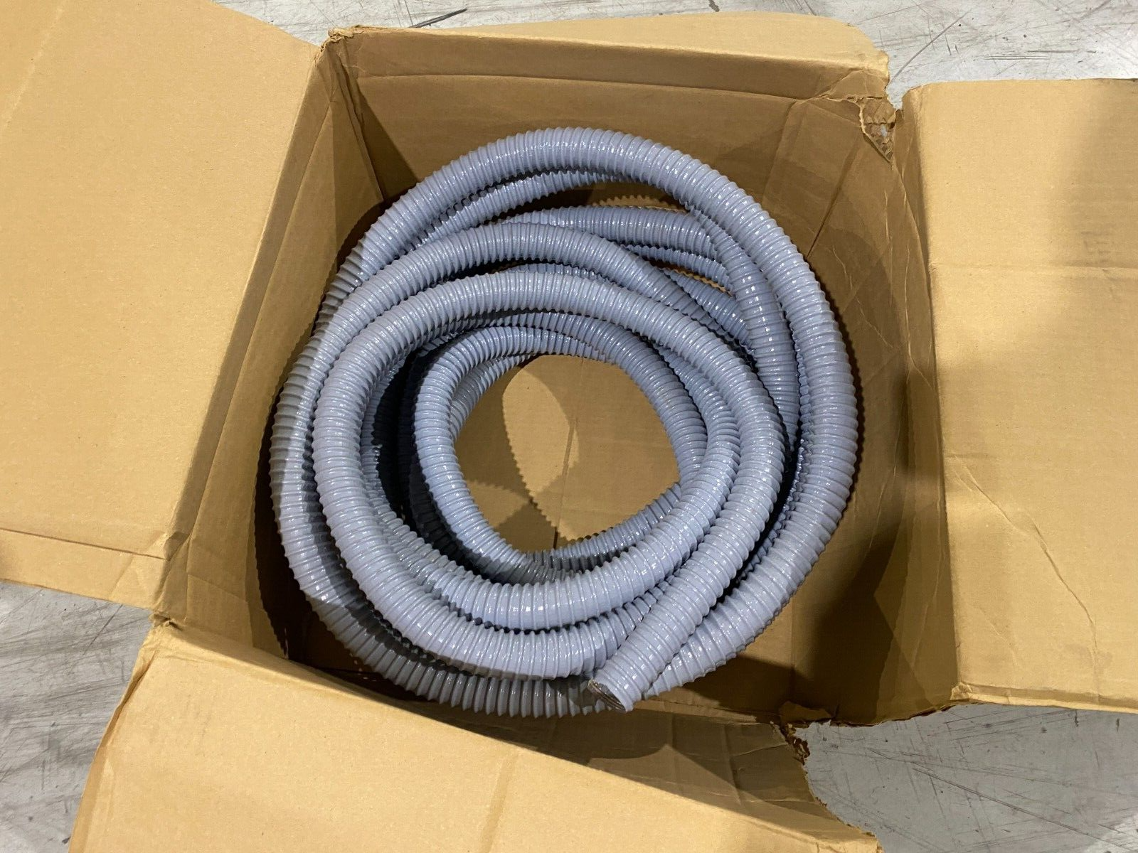 Hi-Tech Duravent 0354-0125-0001 Super Vac-U-Flex Flexible PVC Hose LOT OF 50 FT - Maverick Industrial Sales