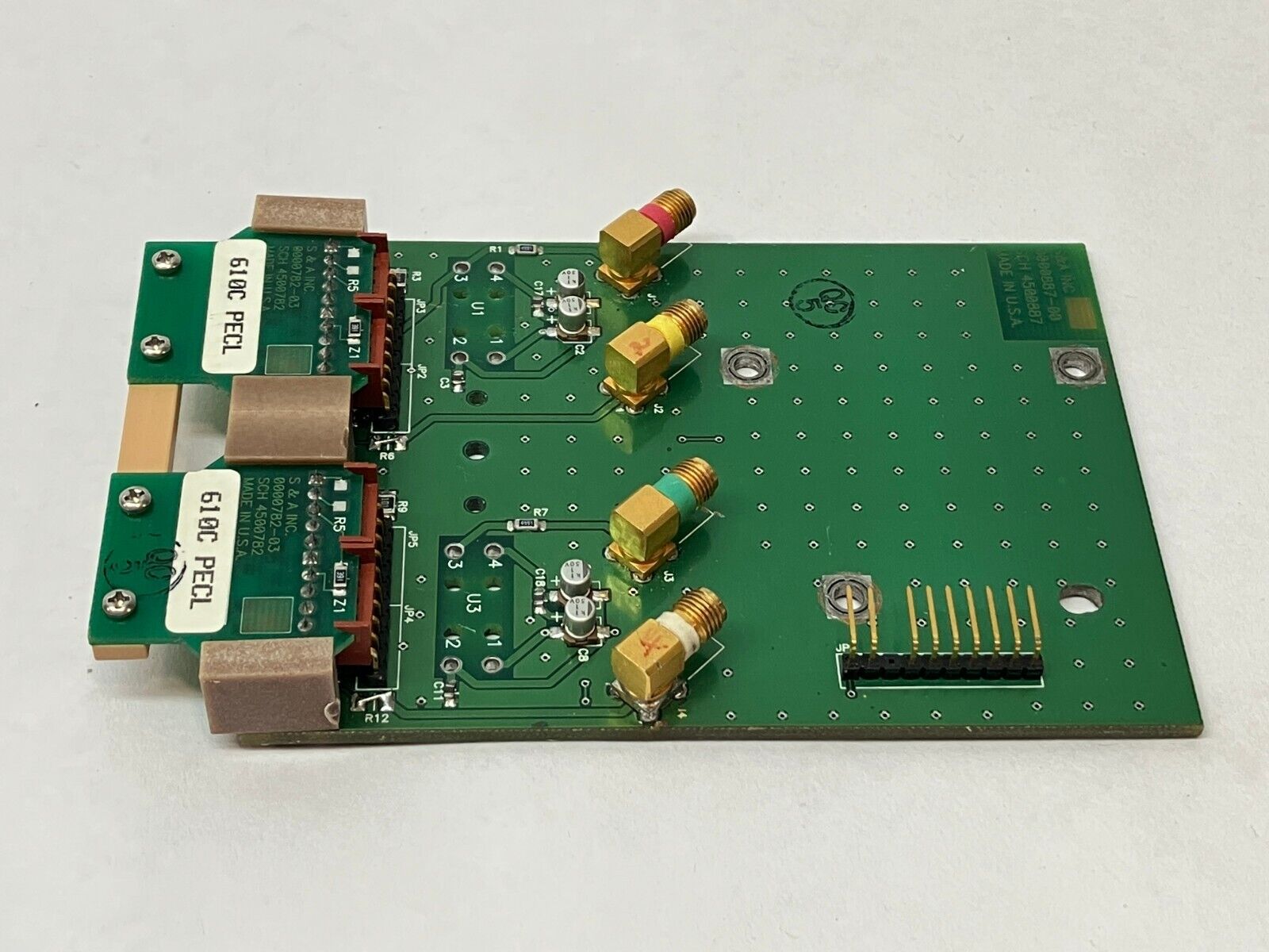 Saunders & Associates 0000887-00 Circuit Board 45000887 w/ 610C PECL - Maverick Industrial Sales