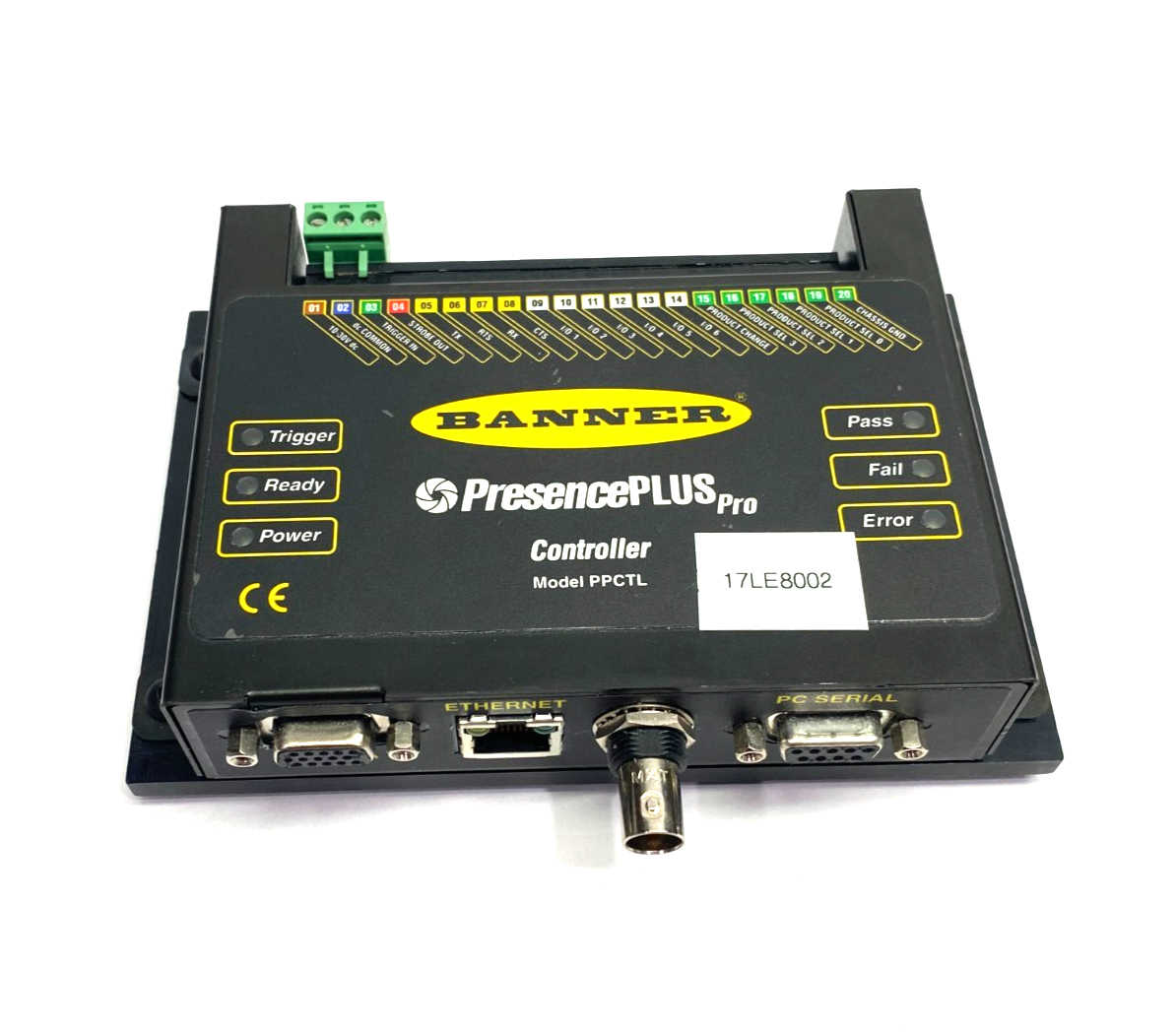 62937, PPCTL | Banner PPCTL PresencePLUS Pro Controller 6-I/O Config. PNP/NPN Timing 62937 - Used - Maverick Industrial Sales