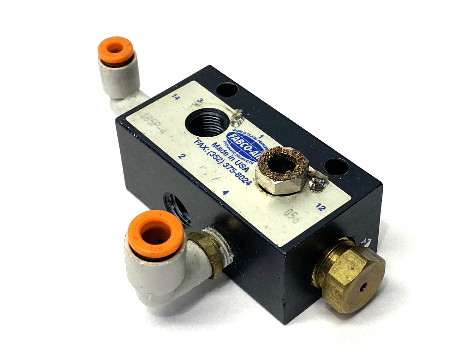 Fabco-Air 18SP-4 Pneumatic Pilot Valve 4-Way 2-Position 5-Ports 1/8" NPT - Maverick Industrial Sales