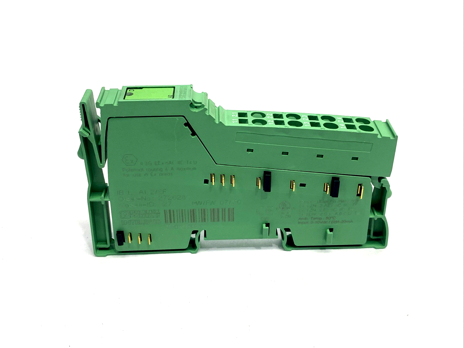 Phoenix Contact IB IL AI 2/SF Bus Coupler Standard-PROFIBUS-DP, 2726285 - Maverick Industrial Sales