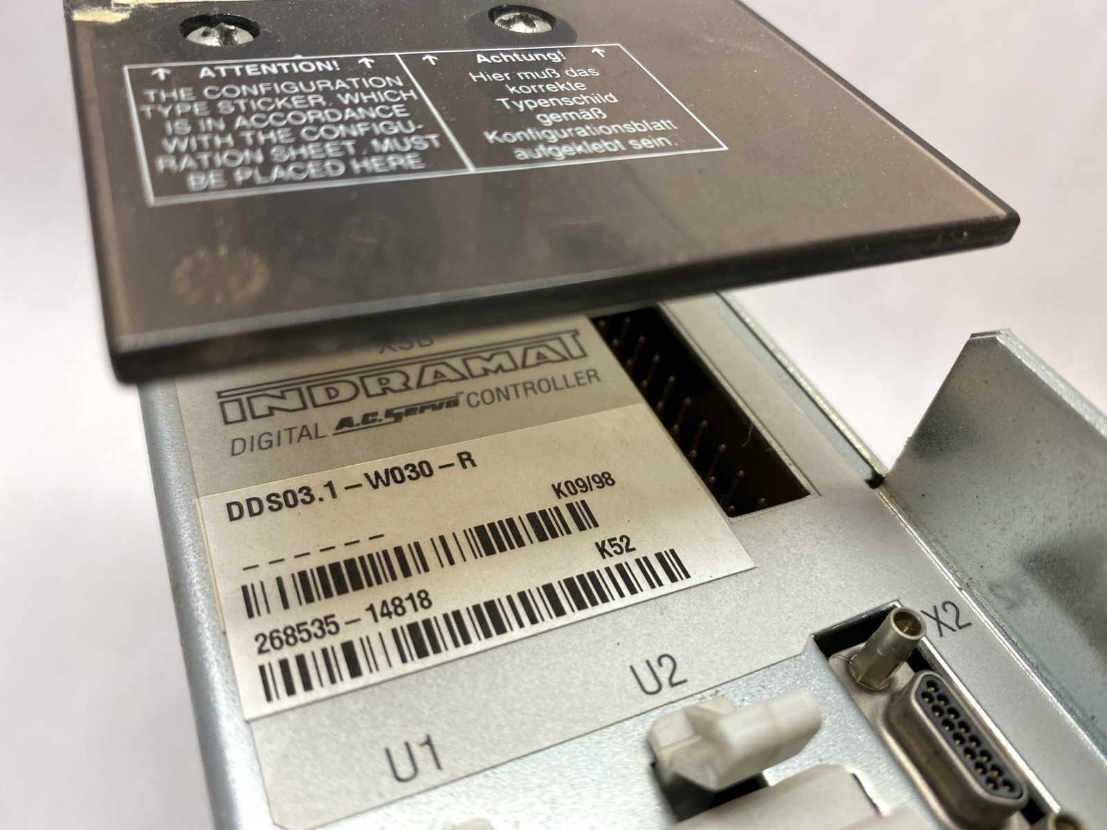 Indramat Servo Drive Controller DDS03.1-W030-RS01-03-FW, FWA-DIAX02-SSE-02VRS-MS - Maverick Industrial Sales