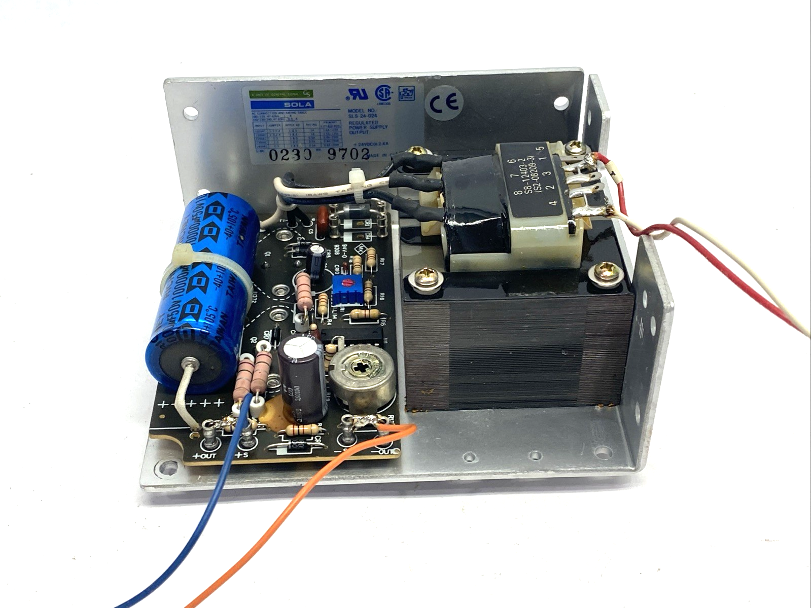 SLS-24-024 | SOLA Power Supply 24VDC 2.4A - Used - Maverick Industrial Sales