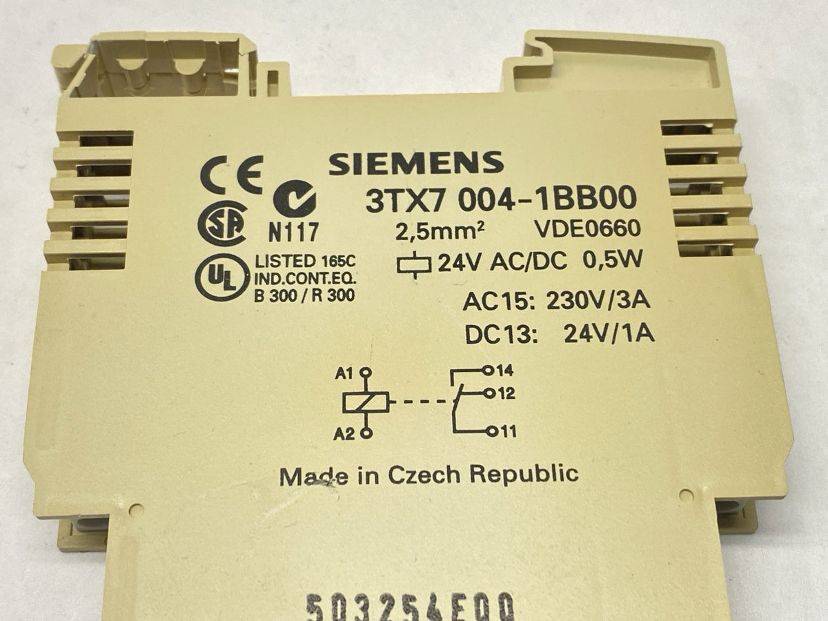 3TX7004-1BB00 | Siemens Output Coupling Link VDE0660 24V - Used - Maverick Industrial Sales