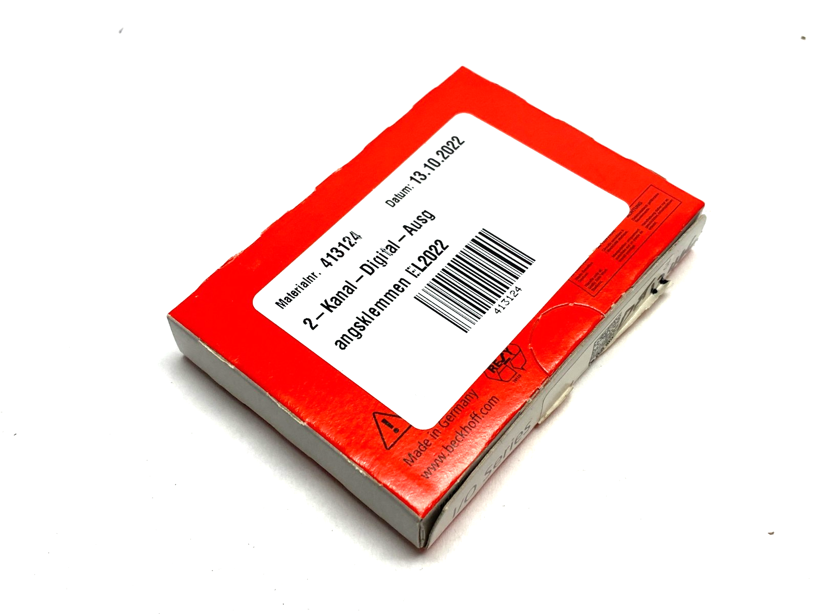 Beckhoff EL2022 EtherCAT 2-Channel Digital Output Terminal 24VDC - Maverick Industrial Sales