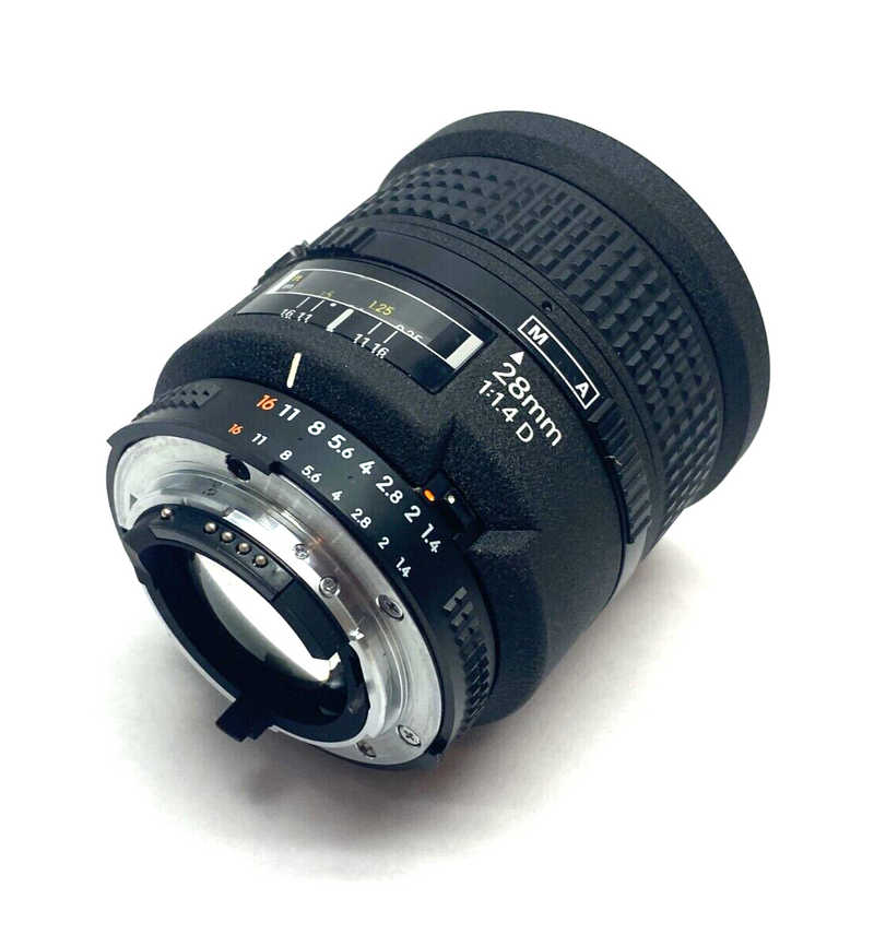 Nikon AF Nikkor 28mm f/1.4 D Wide Angle Prime Lens - Maverick Industrial Sales