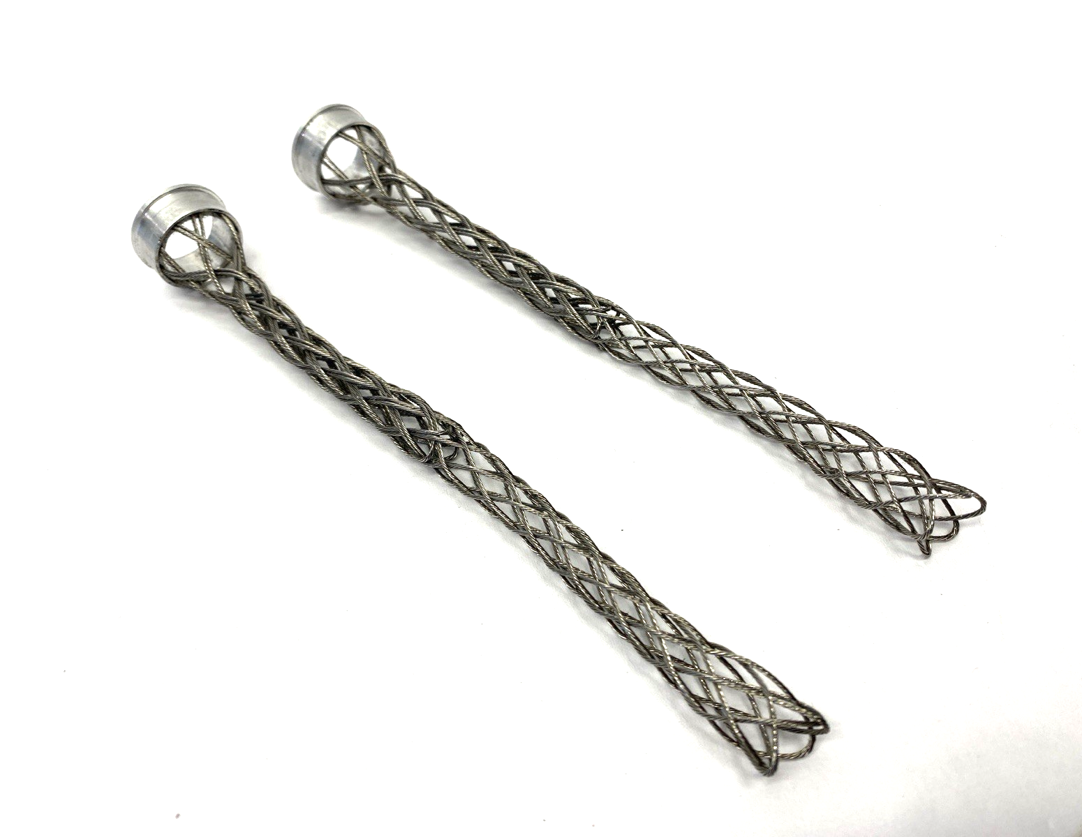 074-01-008 | Kellems Wire Mesh Cord Grip MISSING NIPPLE & THREADED COLLAR LOT OF 2 - Used - Maverick Industrial Sales