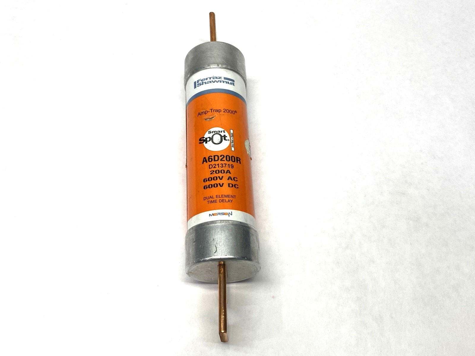 Mersen Ferraz Shawmut A6D200R Dual Element Time Delay Fuse 600V 200A - Maverick Industrial Sales