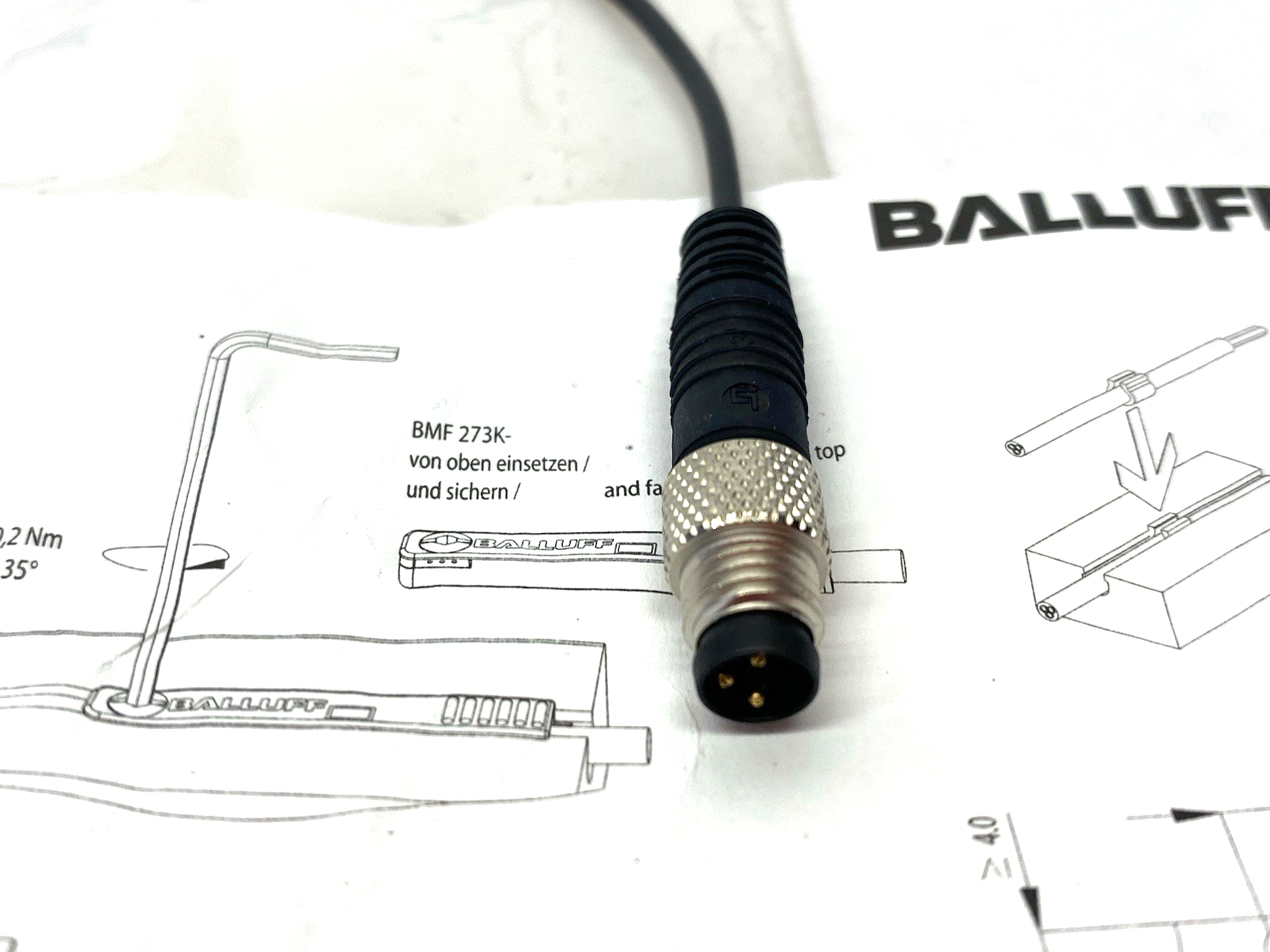Balluff BMF002P C-Slot Magnetic Field Sensor BMF 273K-PS-C-2A-SA2-S49-00,2 - Maverick Industrial Sales