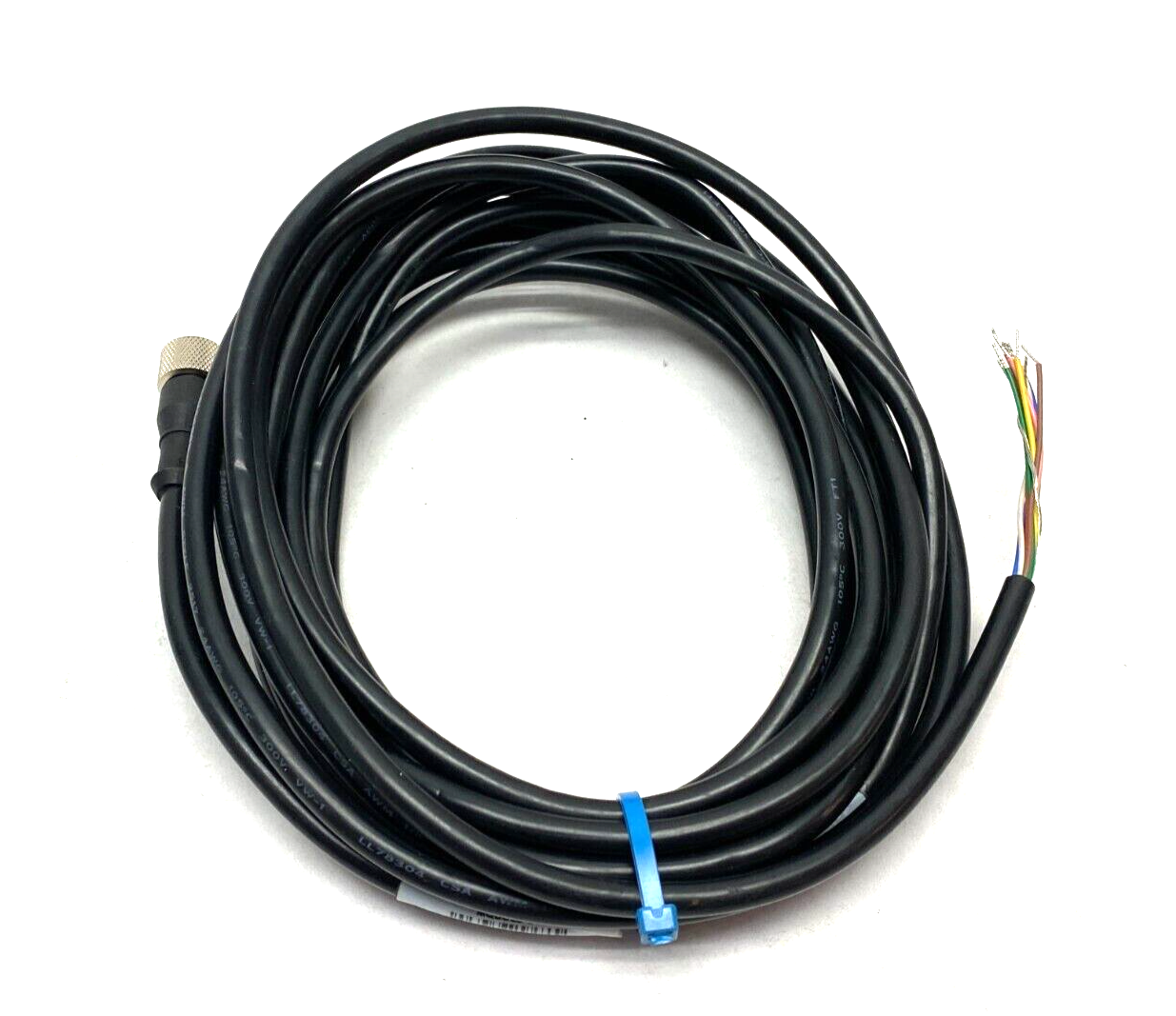 Banner MQDC2S-815 Single Ended Cordset M12 8-Pin Straight to Pigtail 70976 - Maverick Industrial Sales