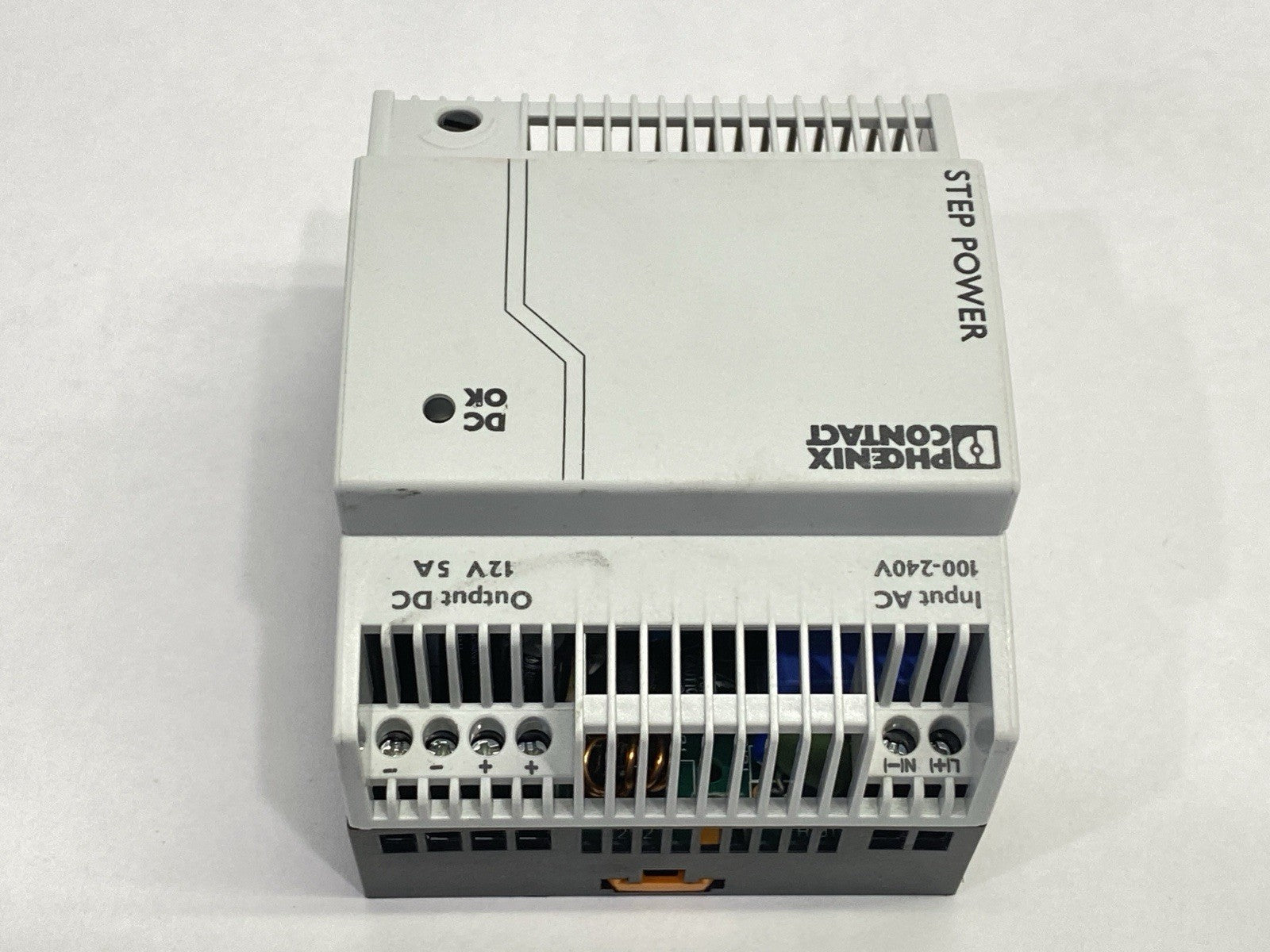 STEP-PS/ 1AC/12DC/5 | Phoenix Contact Power Supply 5A 12VDC 2868583 - Used - Maverick Industrial Sales