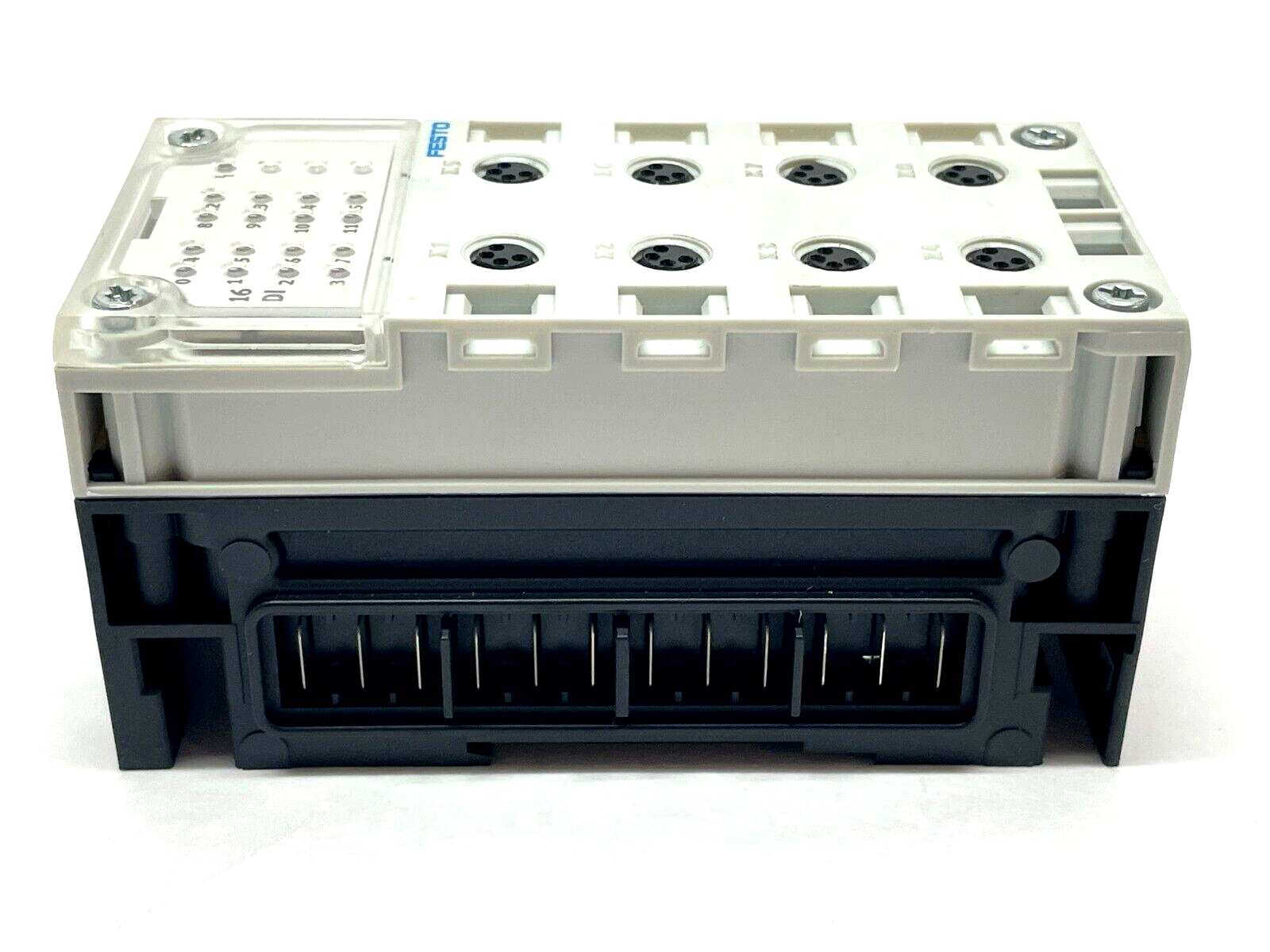 Festo CPX-AB-8-M8X2-4POL Connection Block w/ CPX-GE-EV Interlinking Block - Maverick Industrial Sales