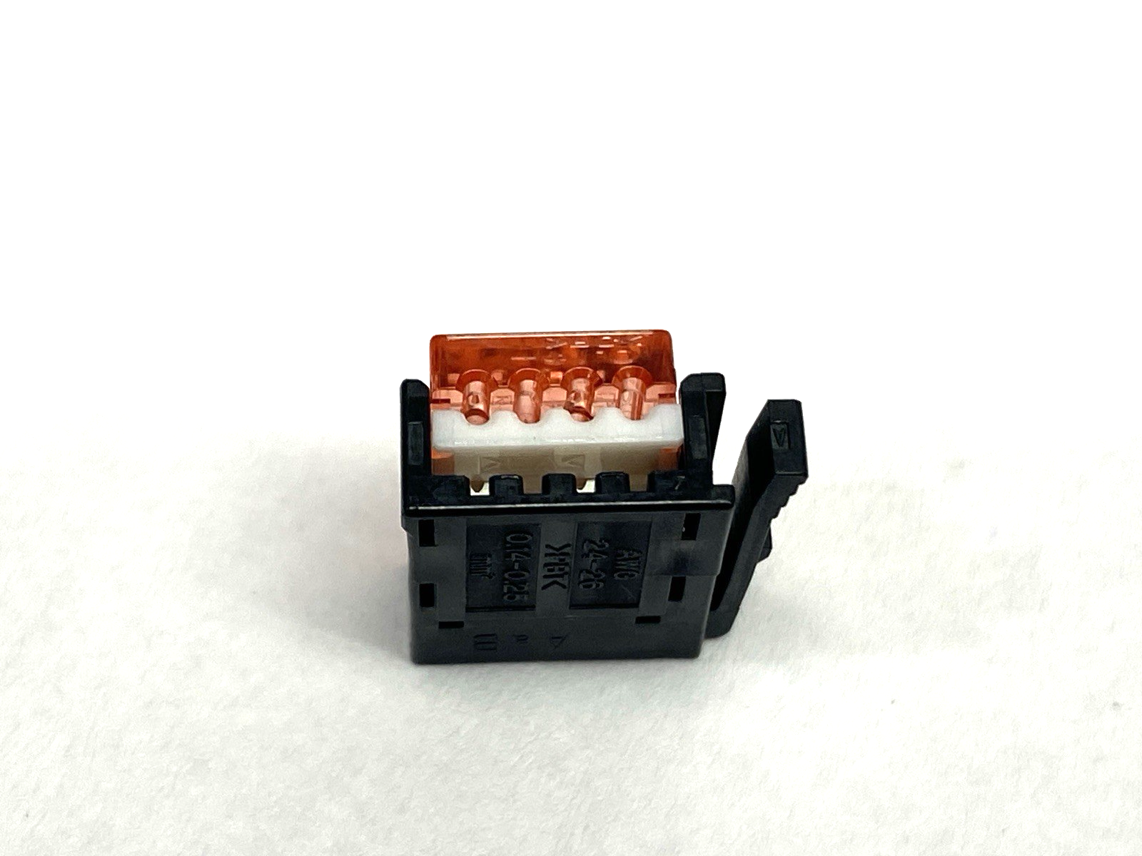 3M 37104-3101-000 FL Red Mini-Clamp Plug Connector 4-Pin 24-26 AWG LOT OF 14 - Maverick Industrial Sales