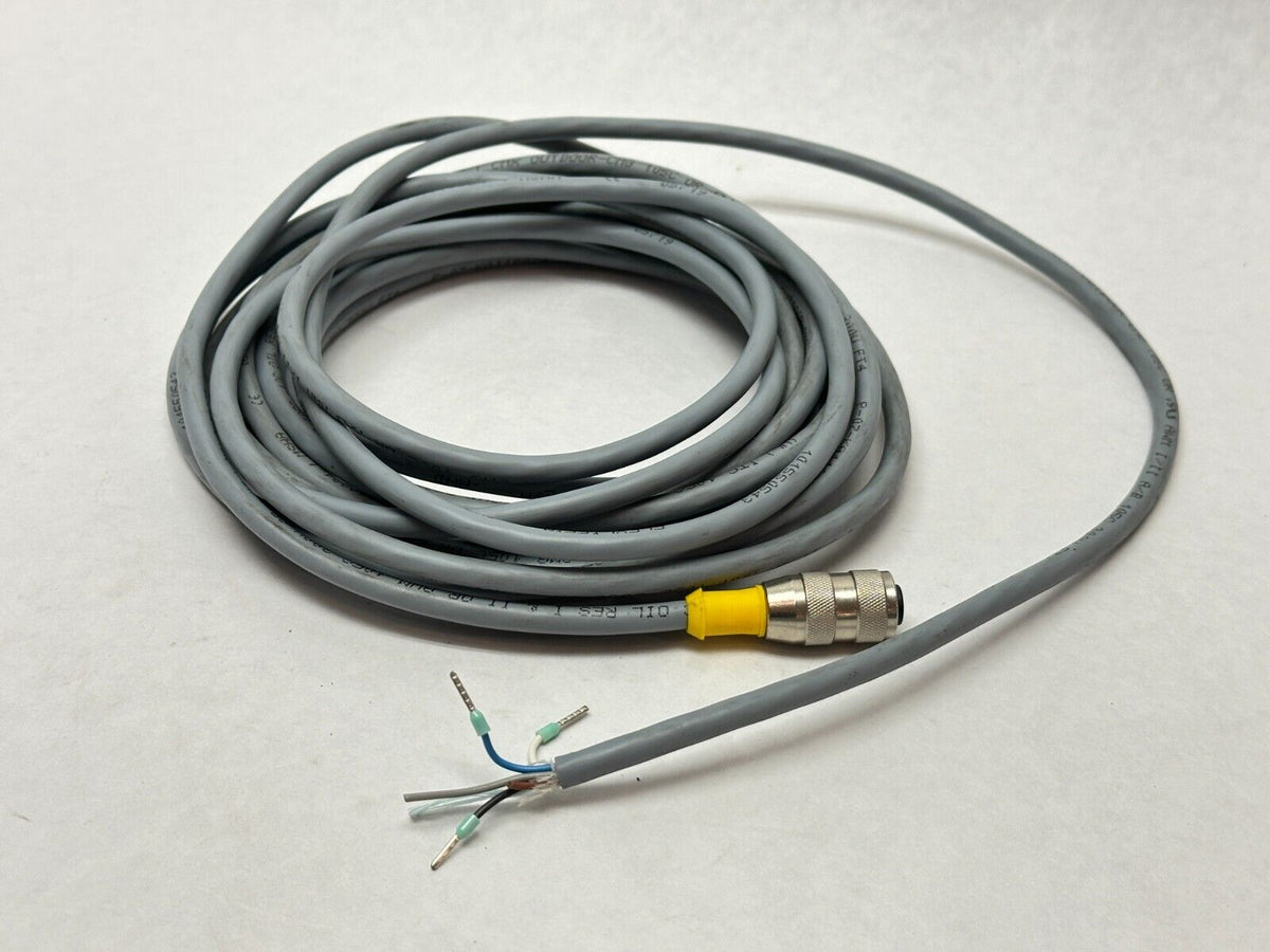 Turck Rk 9 Pin Cable RK 4.5T-6, U2189 | Turck RK 4.5T-6 Actuator Sensor Cable Female M12 5 ...