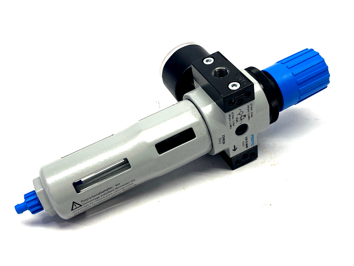 LFR-D-MINI | Festo Pneumatic Filter Regulator Valve G 1/8" 546432 - Used - Maverick Industrial Sales