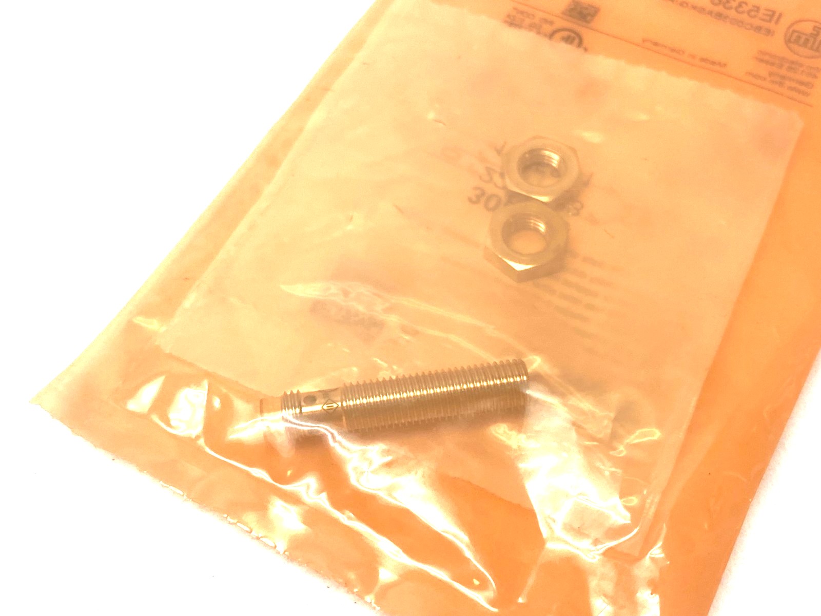 Ifm IEBC003BASKG/AS Inductive Proximity Sensor, M8 Thread, 3mm Range, IE5338 - Maverick Industrial Sales