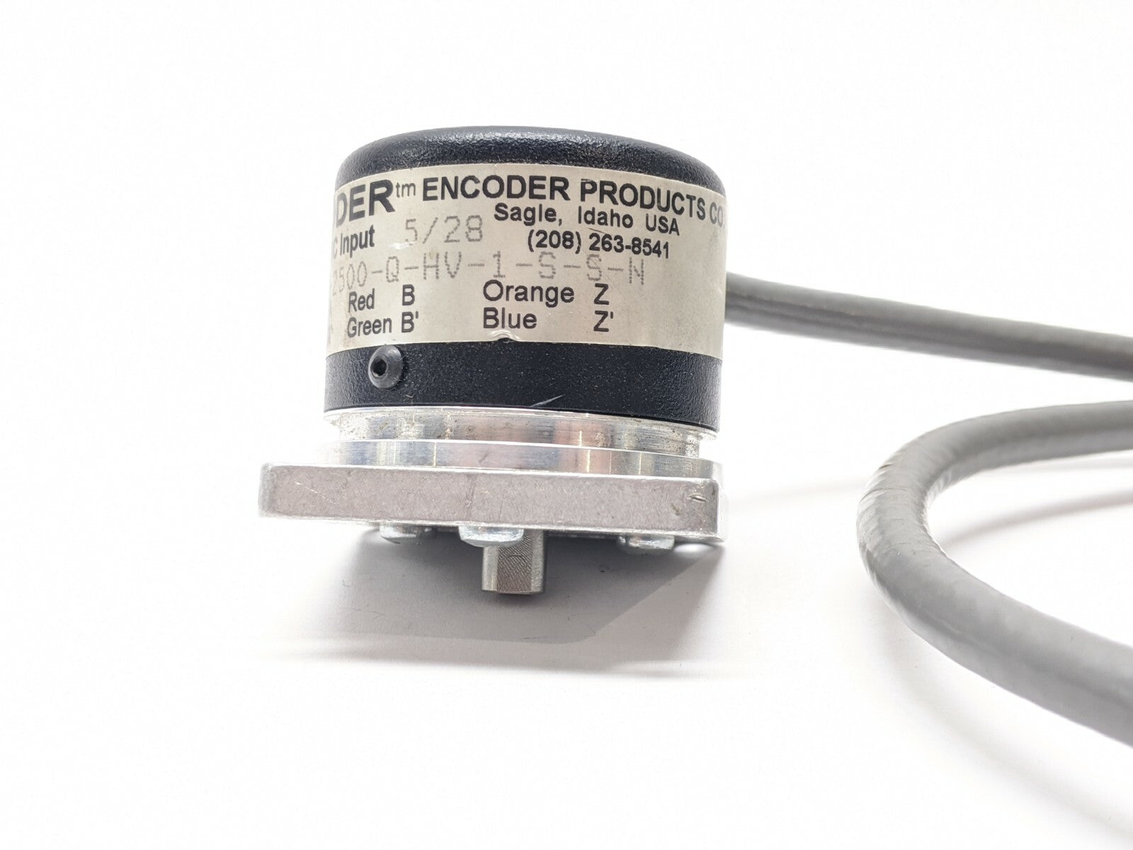 755A-07-S-2500-Q-HV-1-S-S-N | ACCU CODER Incremental Shaft Encoder - Used - Maverick Industrial Sales