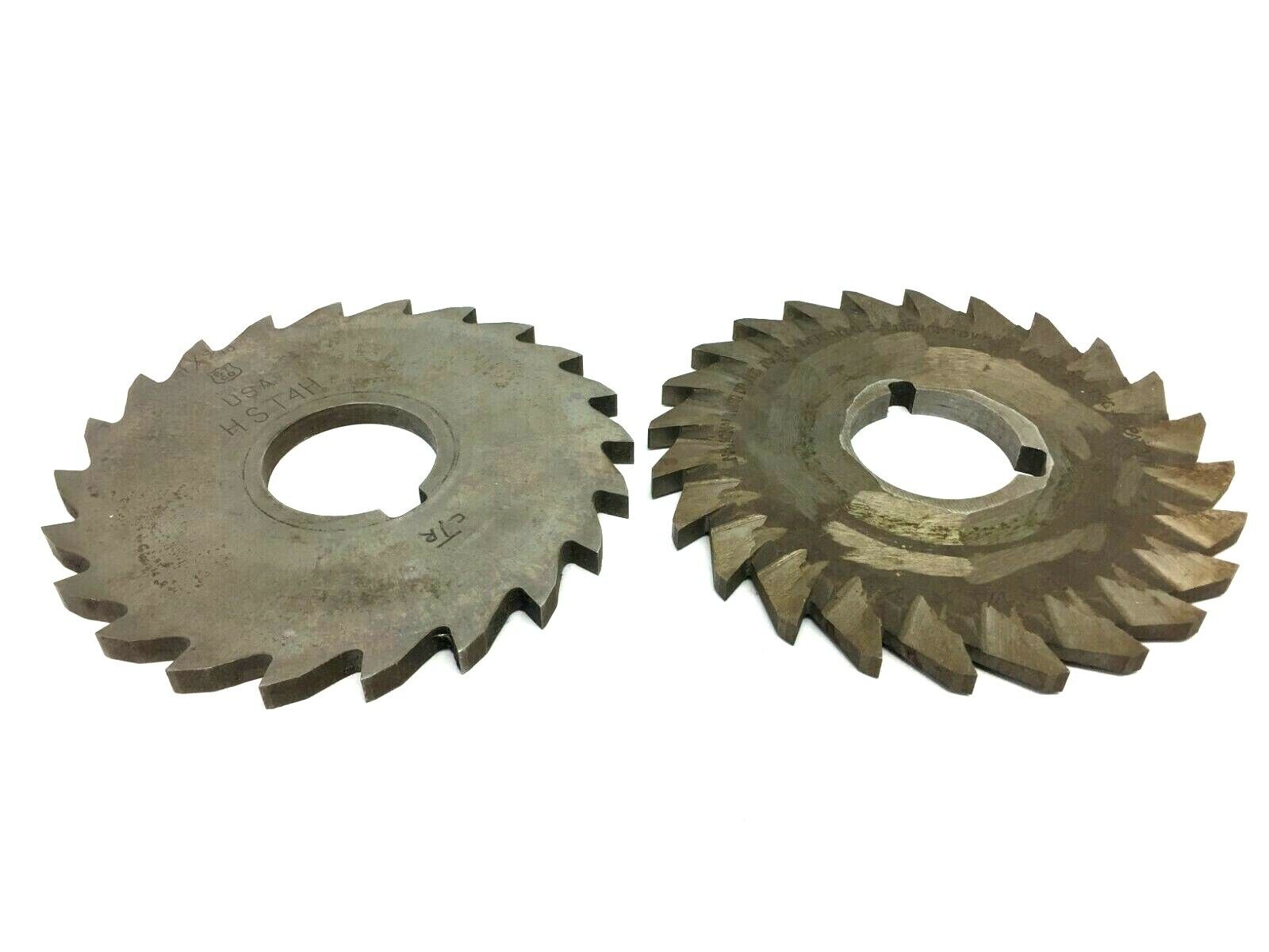 ST Co & National Twist Drill & Tool 4"x3/16x1 Side Milling Straight Cutter LOT 2 - Maverick Industrial Sales