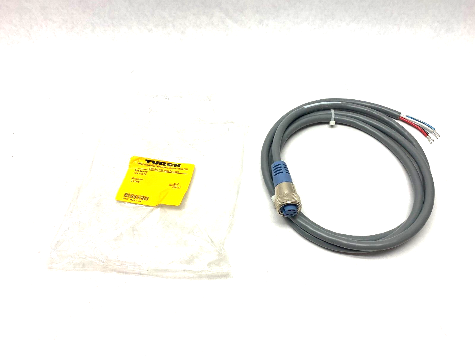 Turck RKM 5731-2M DeviceNet Minifast Single Ended Cordset U-13948 - Maverick Industrial Sales