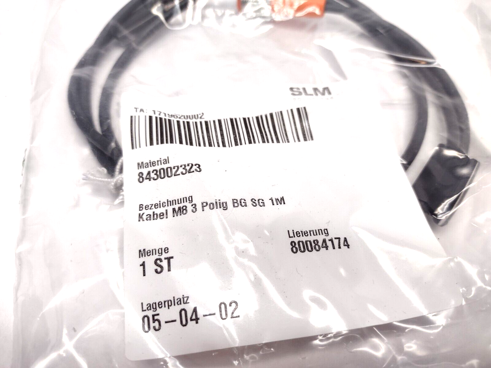 SLM Solutions 843002323 IFM EVC267 Cable M8 - Maverick Industrial Sales