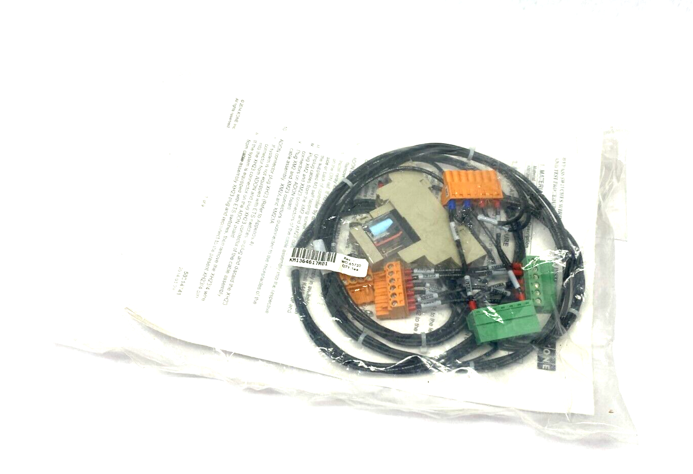 Kone KM1364617R01 Bypass Switch Wiring Harness Mod - Maverick Industrial Sales