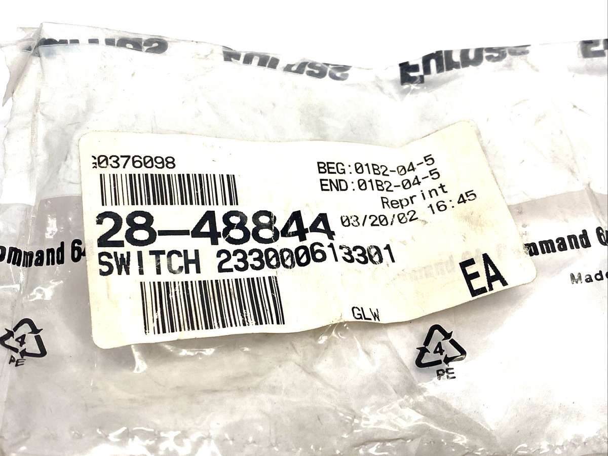 Furnas 28-48844 Selector Switch 2-Pos. 233000613301, G0376098 - Maverick Industrial Sales