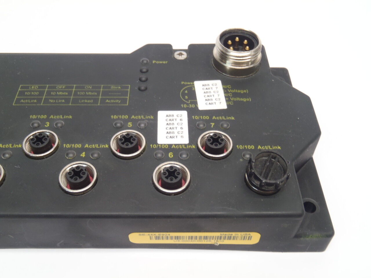 Turck SE-44X-E924 9-Port Industrial PLC Ethernet Switch 10-30 VDC - Maverick Industrial Sales