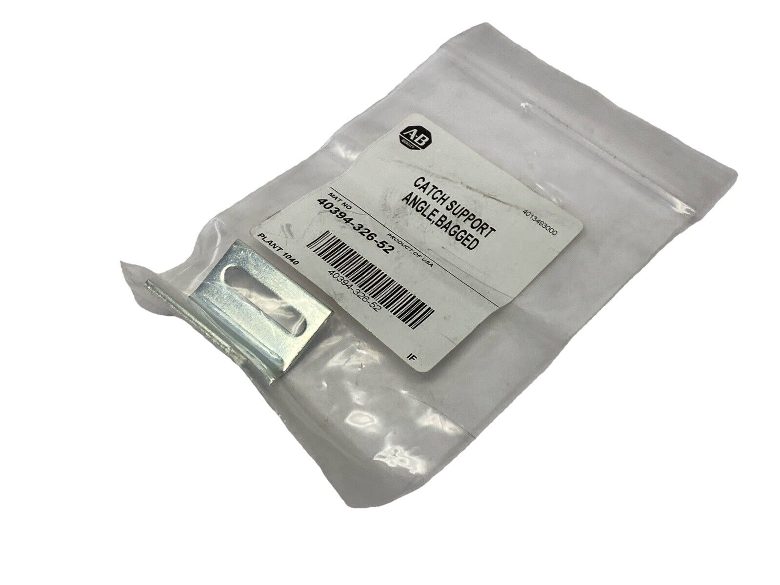Allen Bradley 40394-326-52 Catch Support Angle Bracket - Maverick Industrial Sales
